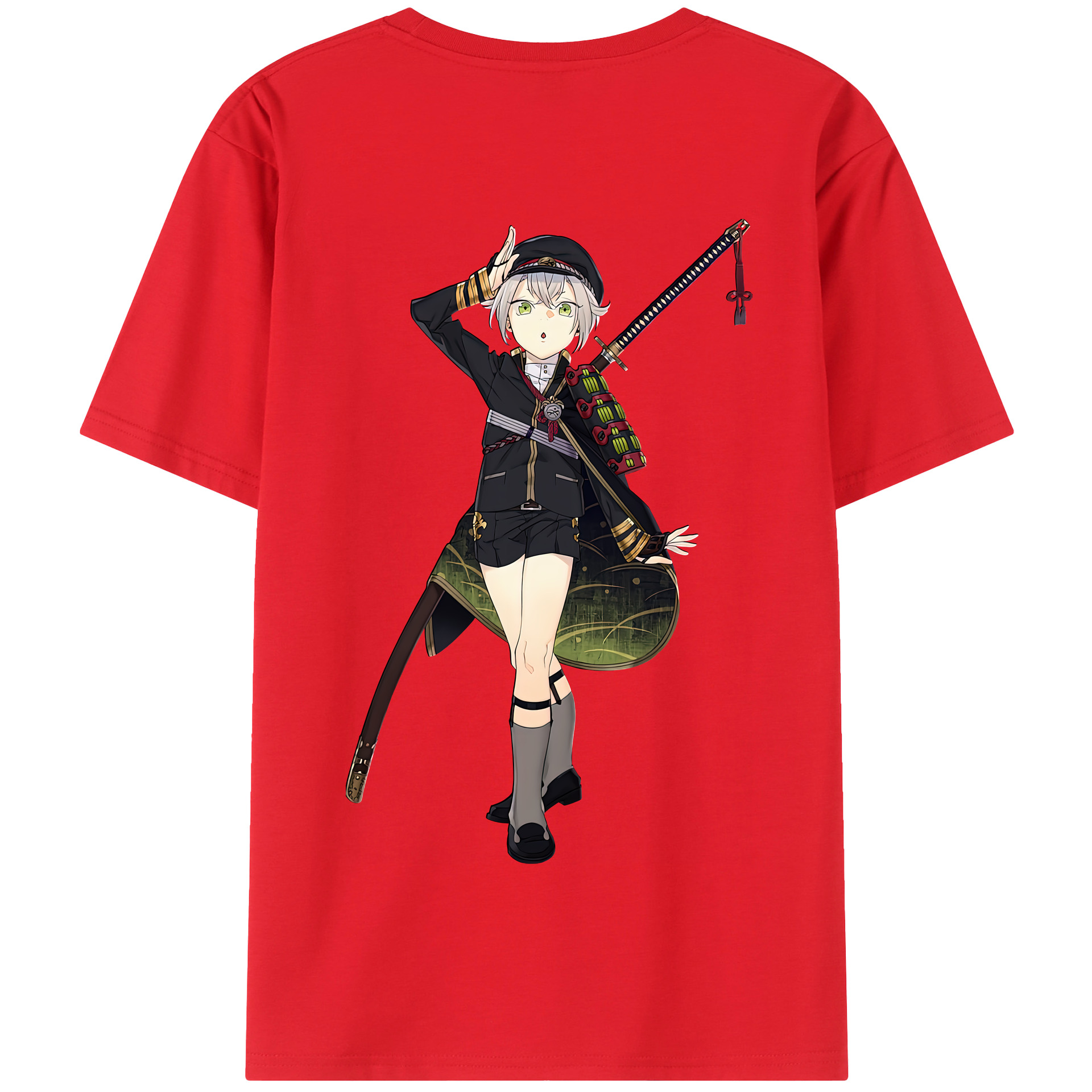 （画像用） 刀剣乱舞 Touken Ranbu 綿100％半袖Tシャツ（背面プリント）
