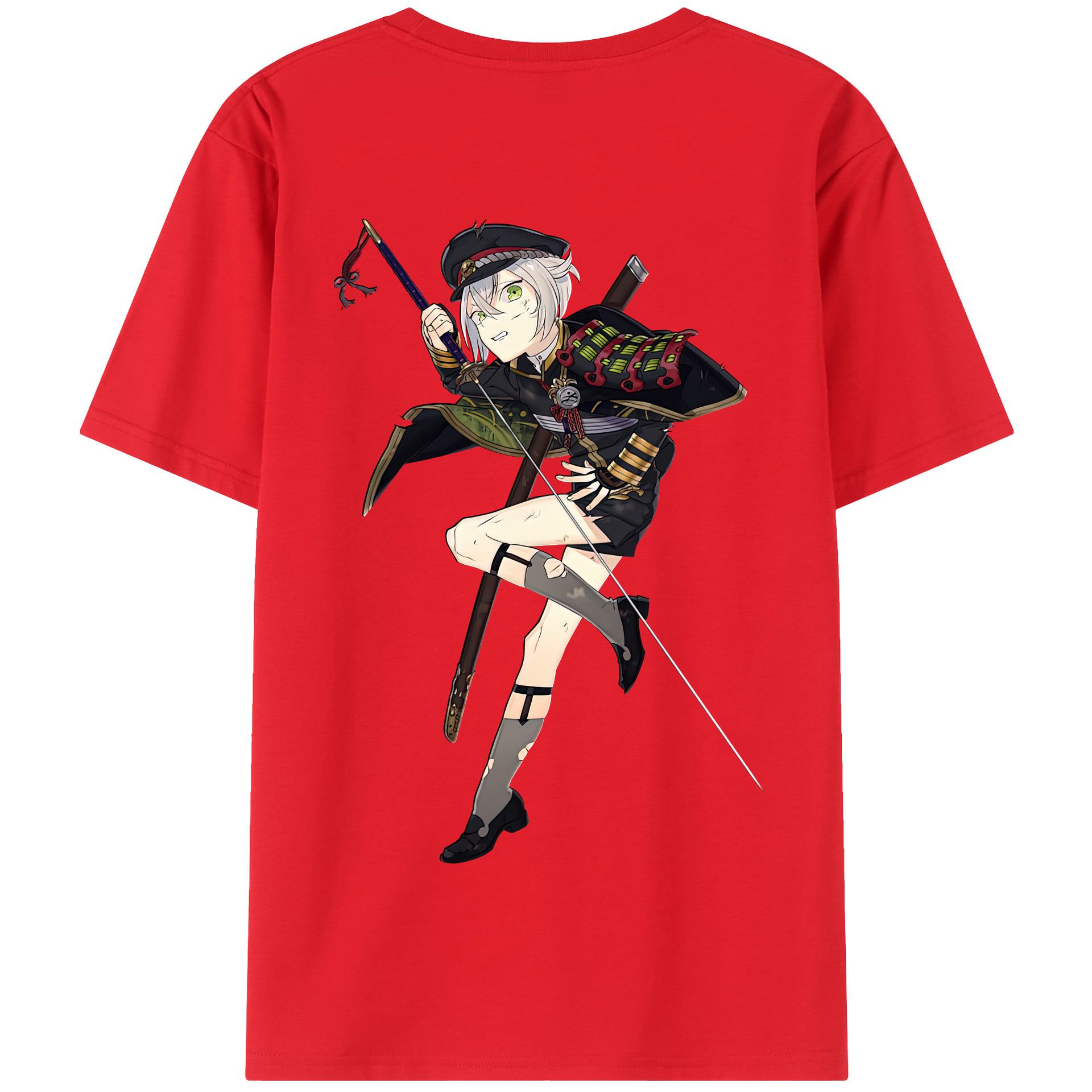 （画像用） 刀剣乱舞 Touken Ranbu 綿100％半袖Tシャツ（背面プリント）