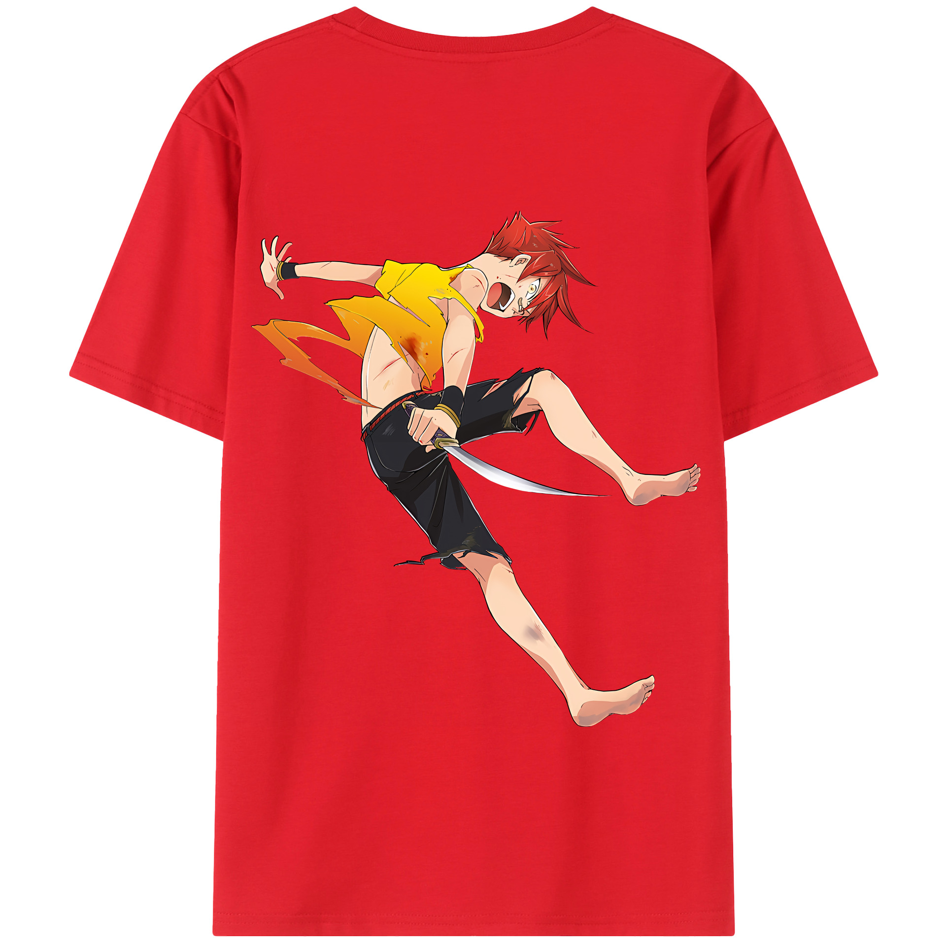 （画像用） 刀剣乱舞 Touken Ranbu 綿100％半袖Tシャツ（背面プリント）