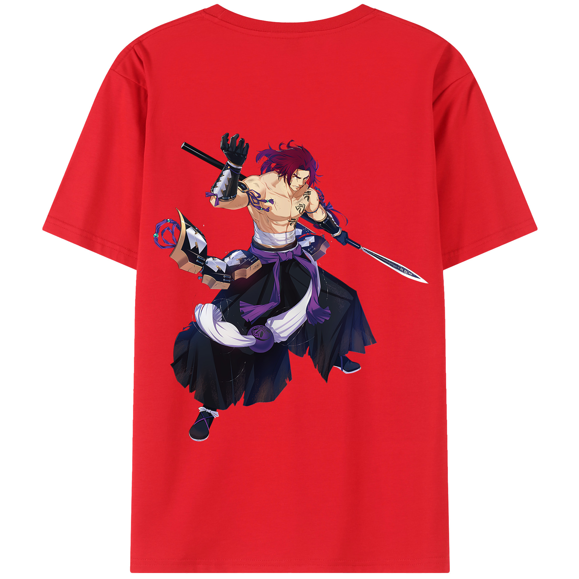 （画像用） 刀剣乱舞 Touken Ranbu 綿100％半袖Tシャツ（背面プリント）