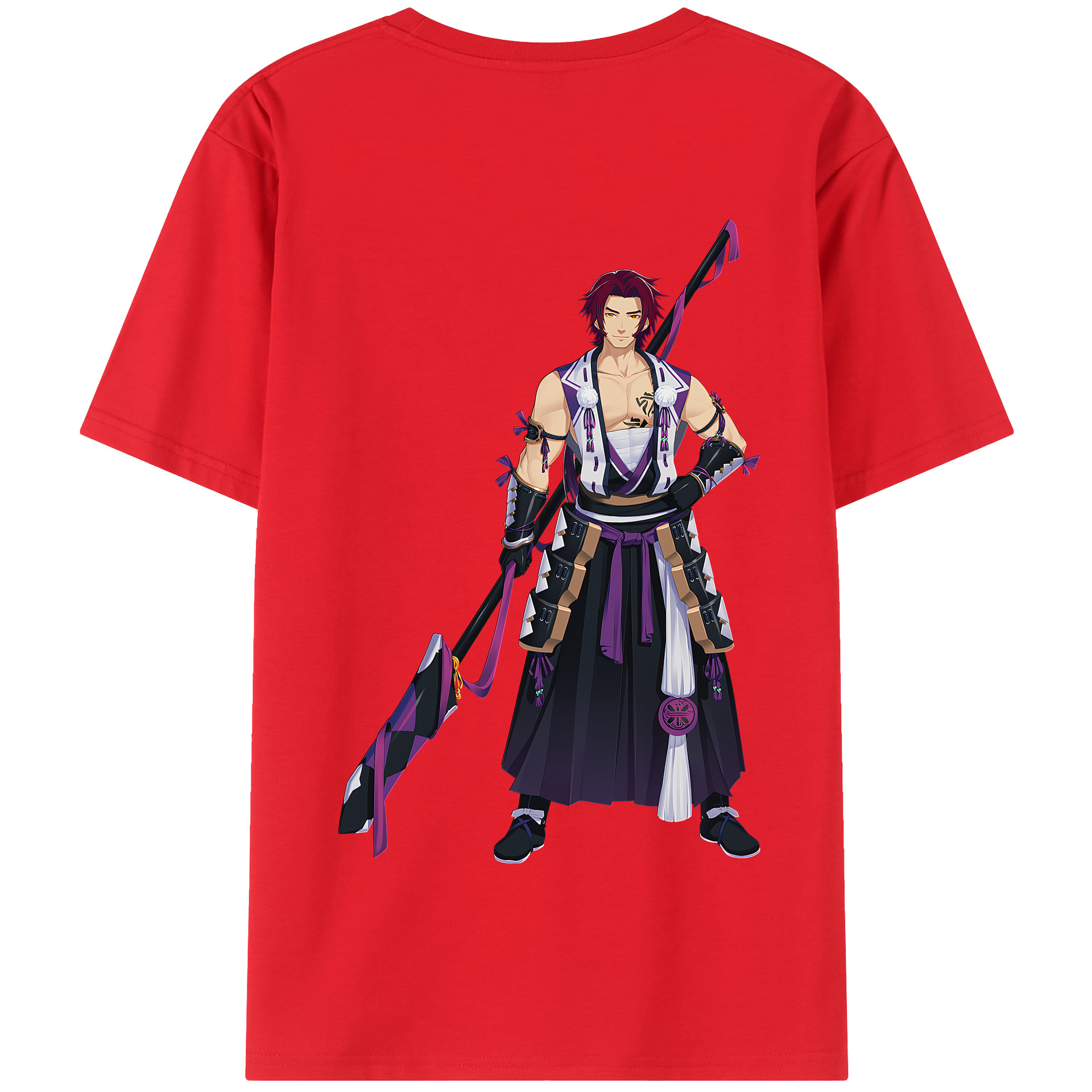 （画像用） 刀剣乱舞 Touken Ranbu 綿100％半袖Tシャツ（背面プリント）