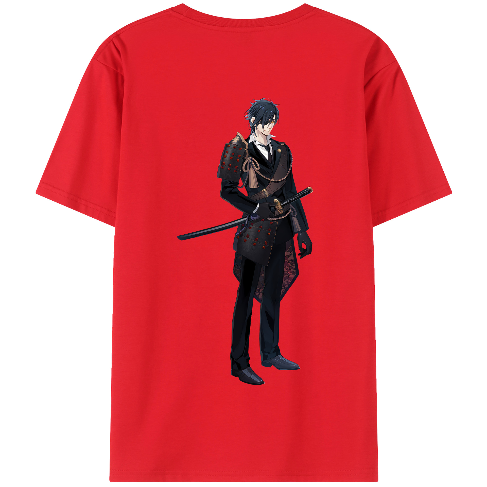 （画像用） 刀剣乱舞 Touken Ranbu 綿100％半袖Tシャツ（背面プリント）