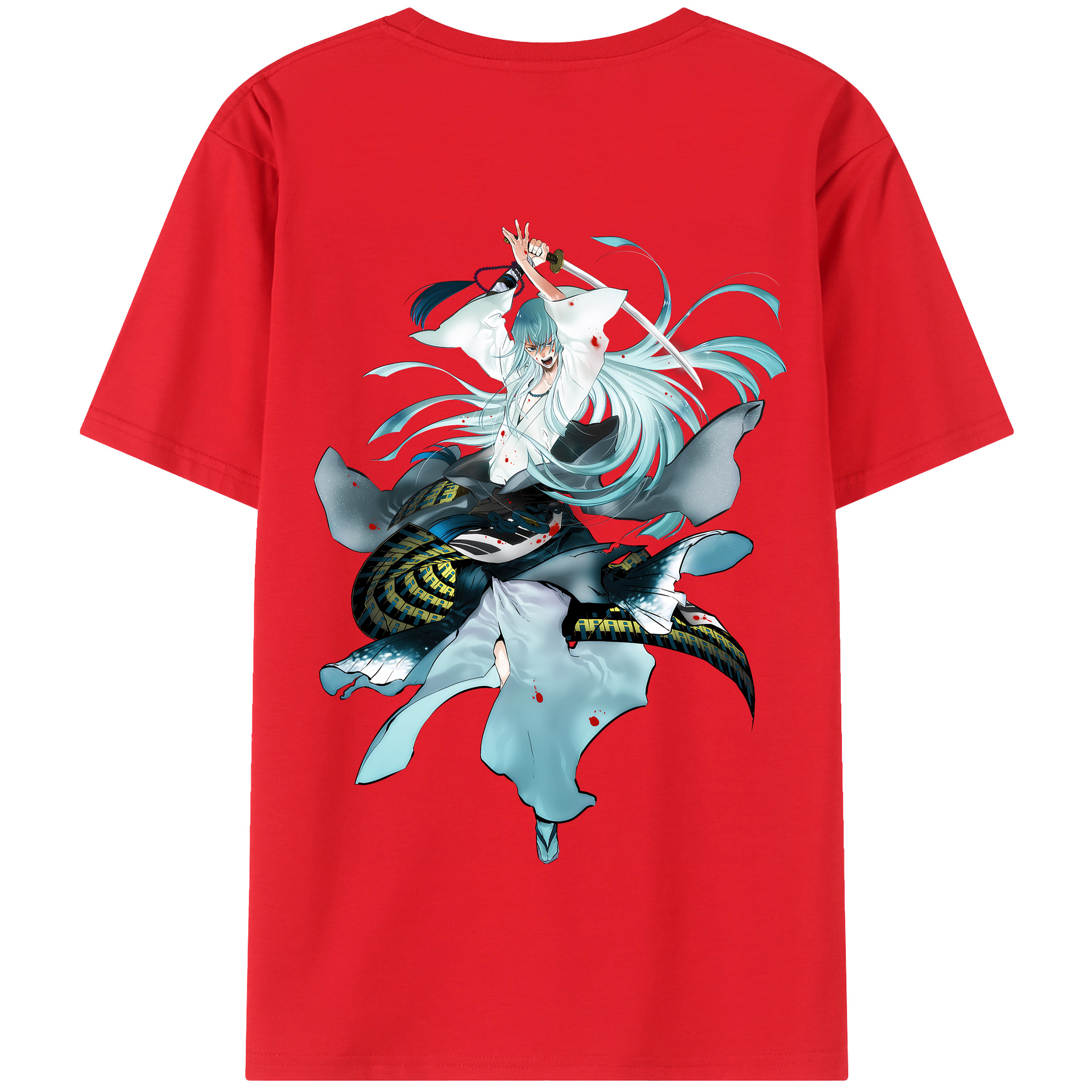 （画像用） 刀剣乱舞 Touken Ranbu 綿100％半袖Tシャツ（背面プリント）