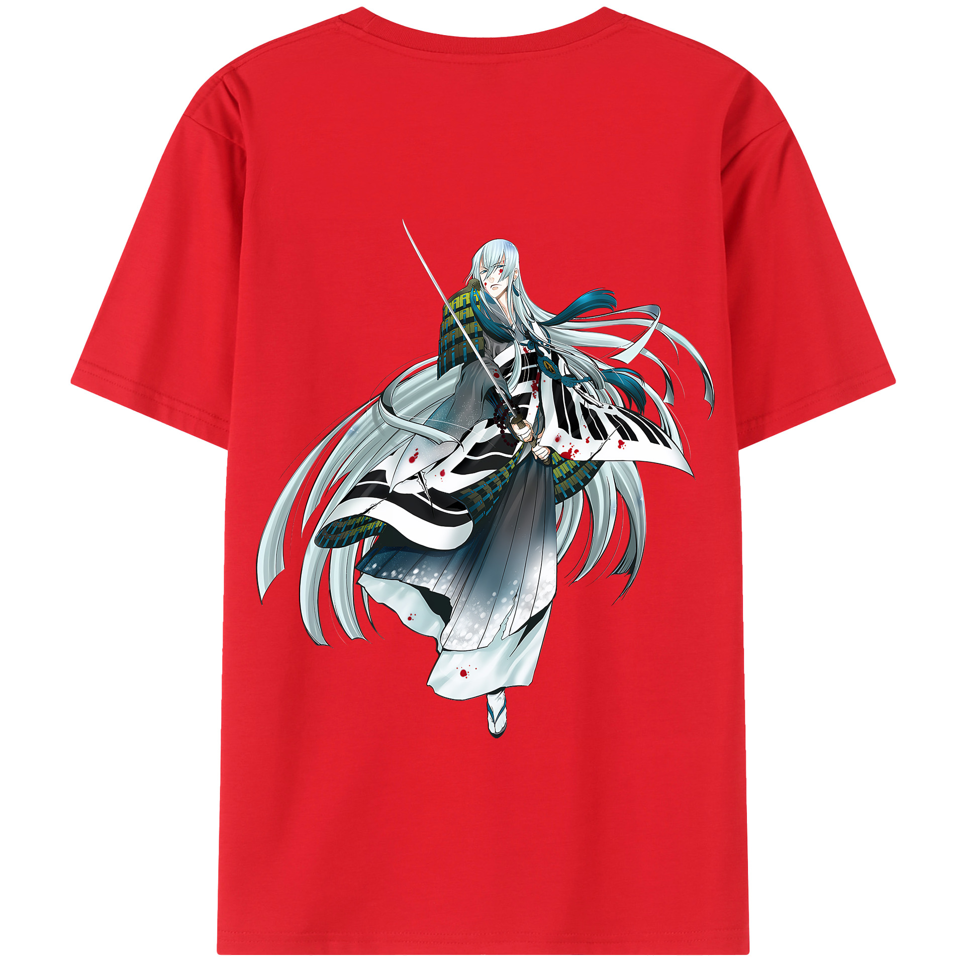 （画像用） 刀剣乱舞 Touken Ranbu 綿100％半袖Tシャツ（背面プリント）