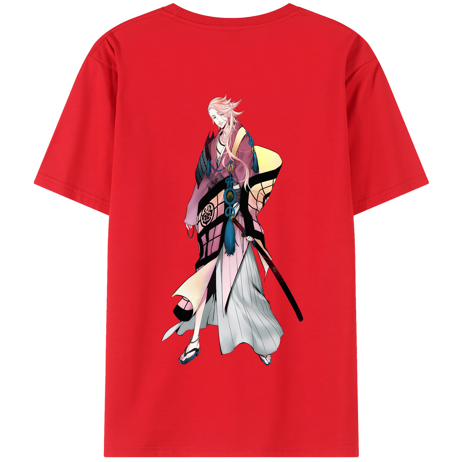 （画像用） 刀剣乱舞 Touken Ranbu 綿100％半袖Tシャツ（背面プリント）