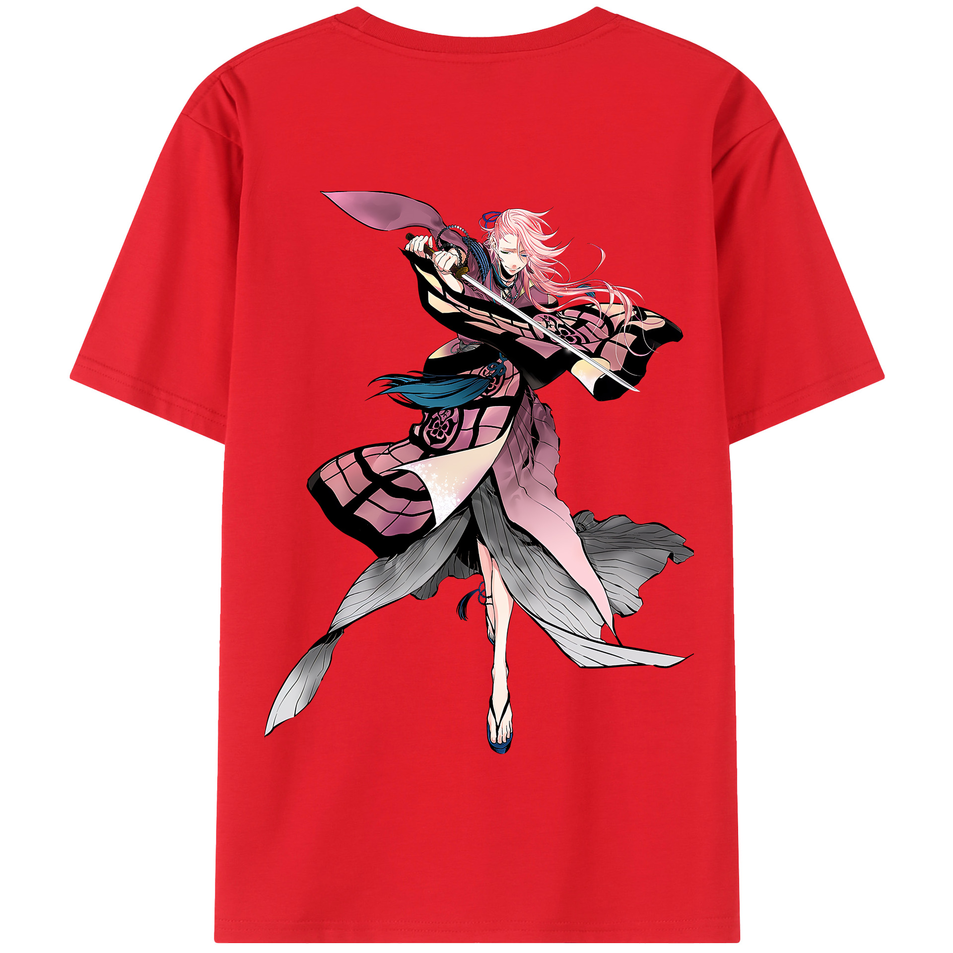 （画像用） 刀剣乱舞 Touken Ranbu 綿100％半袖Tシャツ（背面プリント）