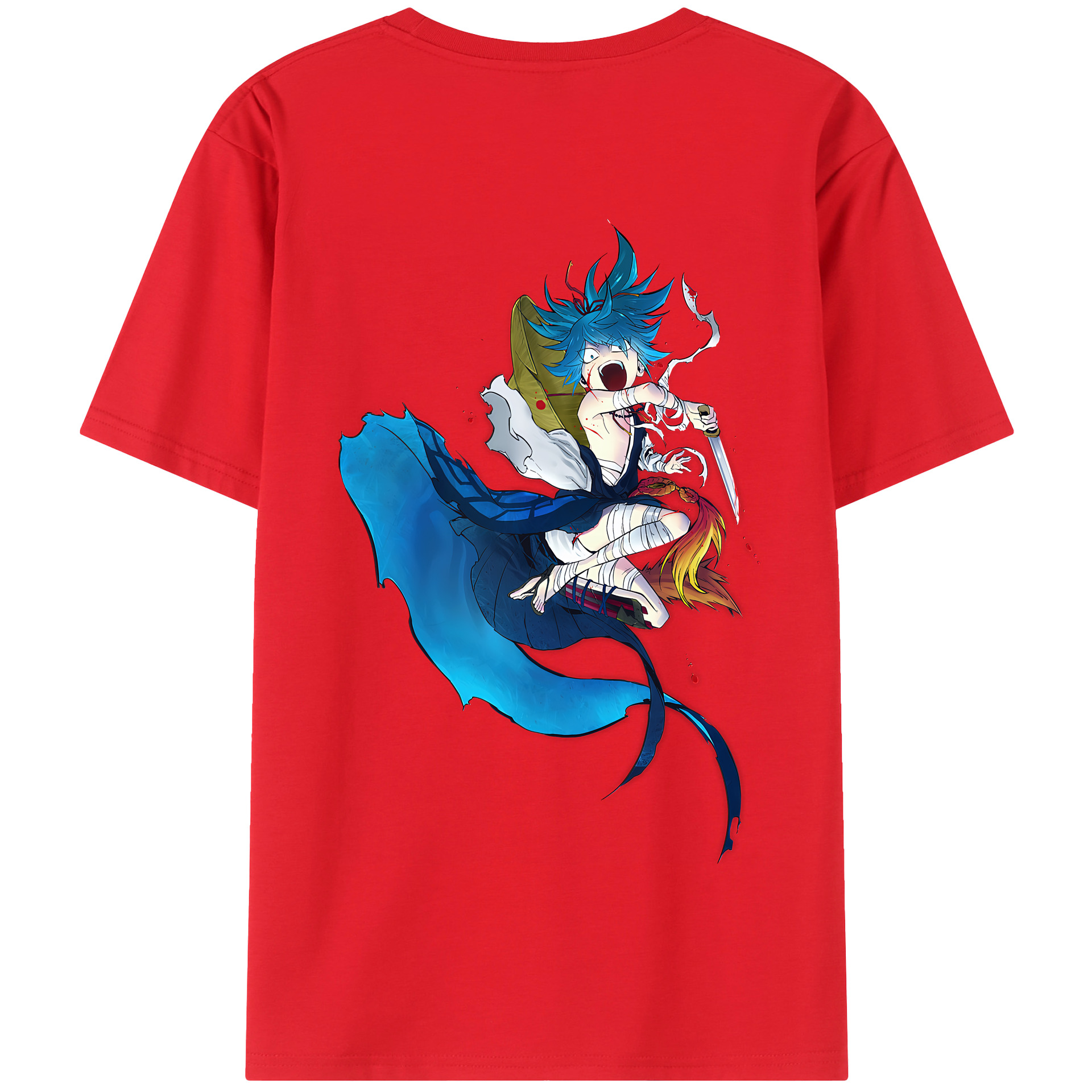 （画像用） 刀剣乱舞 Touken Ranbu 綿100％半袖Tシャツ（背面プリント）