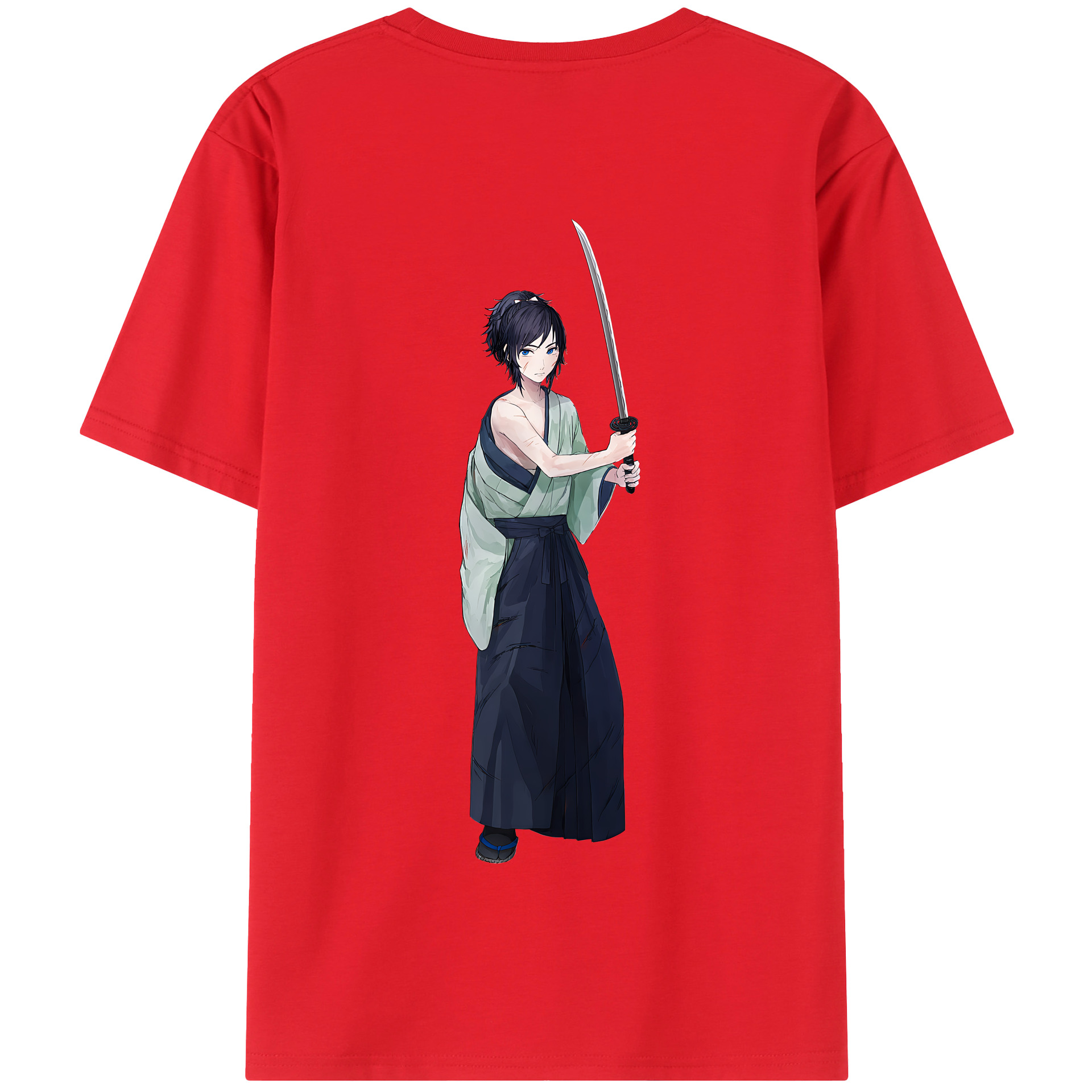 （画像用） 刀剣乱舞 Touken Ranbu 綿100％半袖Tシャツ（背面プリント）
