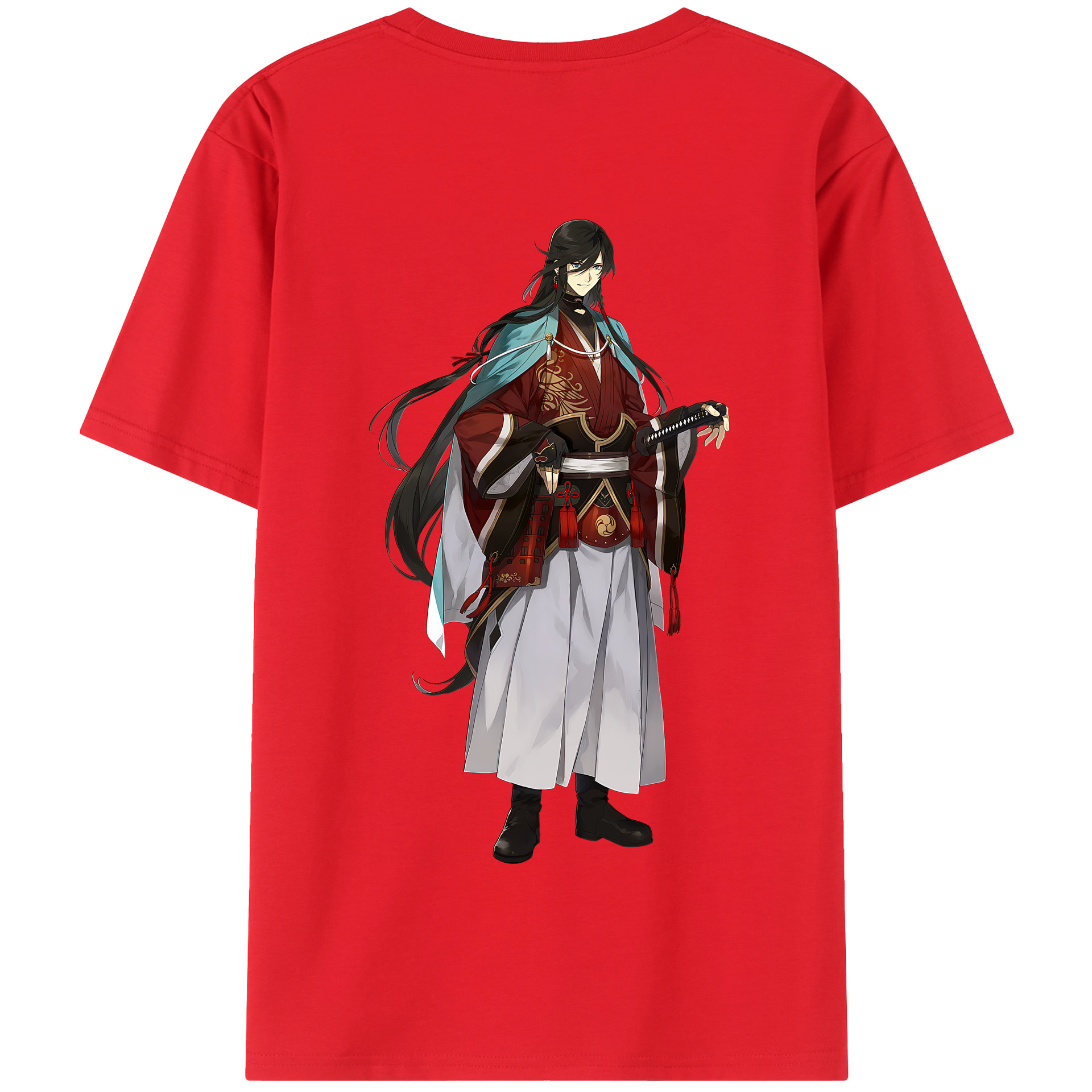 （画像用） 刀剣乱舞 Touken Ranbu 綿100％半袖Tシャツ（背面プリント）