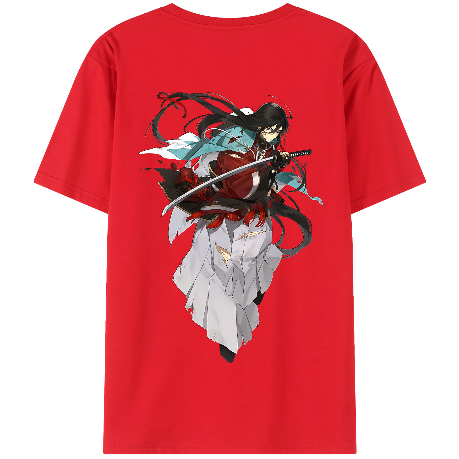 （画像用） 刀剣乱舞 Touken Ranbu 綿100％半袖Tシャツ（背面プリント）