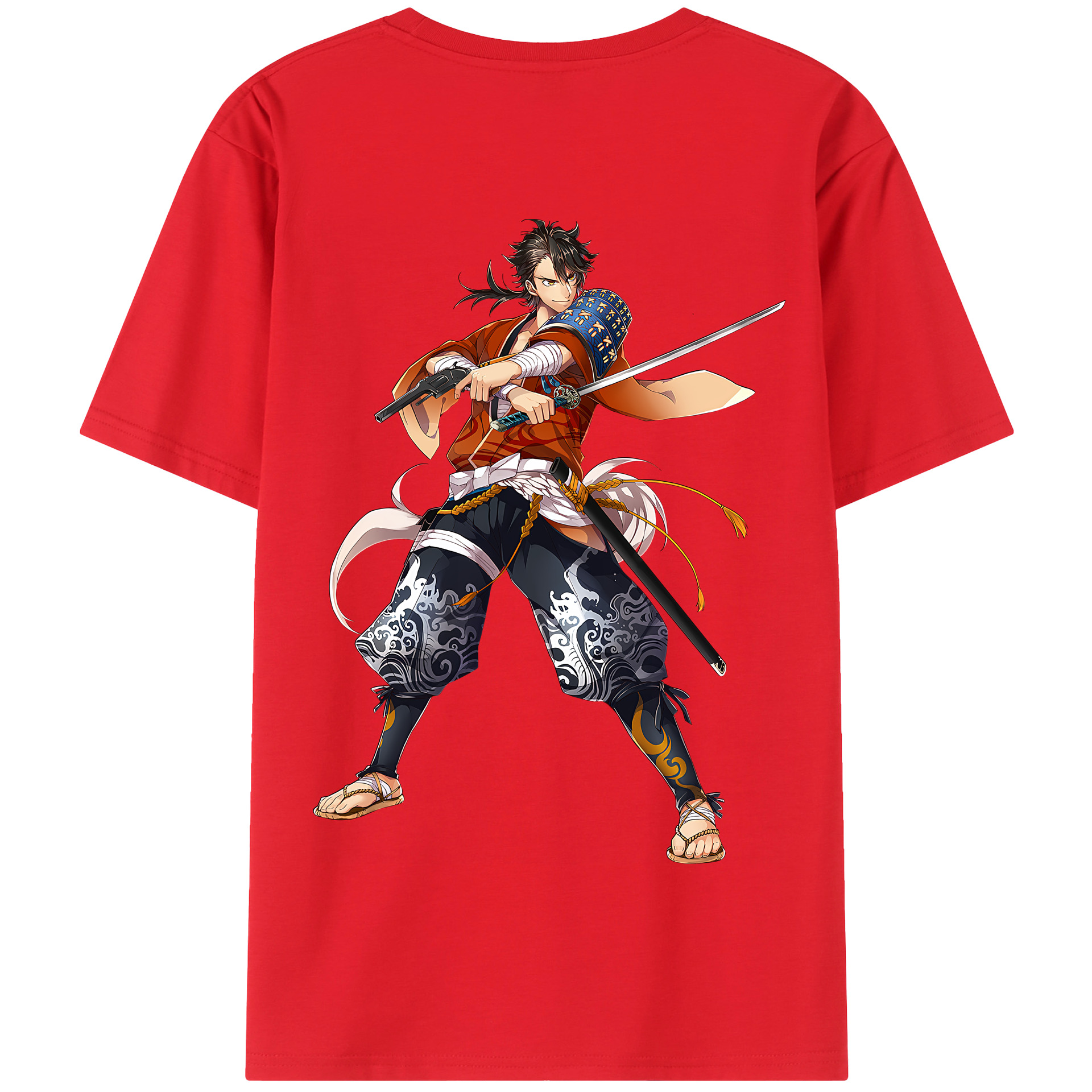 （画像用） 刀剣乱舞 Touken Ranbu 綿100％半袖Tシャツ（背面プリント）
