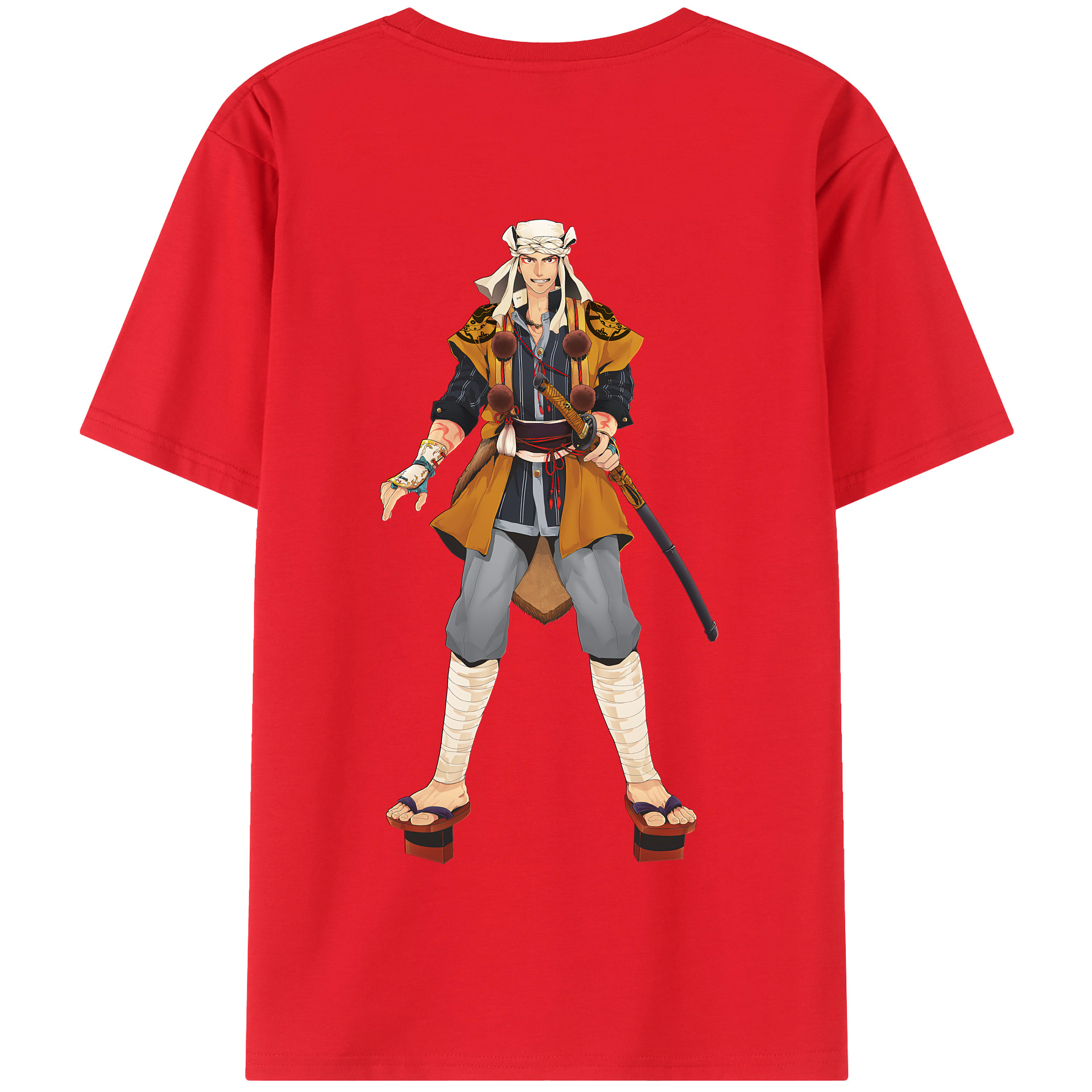 （画像用） 刀剣乱舞 Touken Ranbu 綿100％半袖Tシャツ（背面プリント）