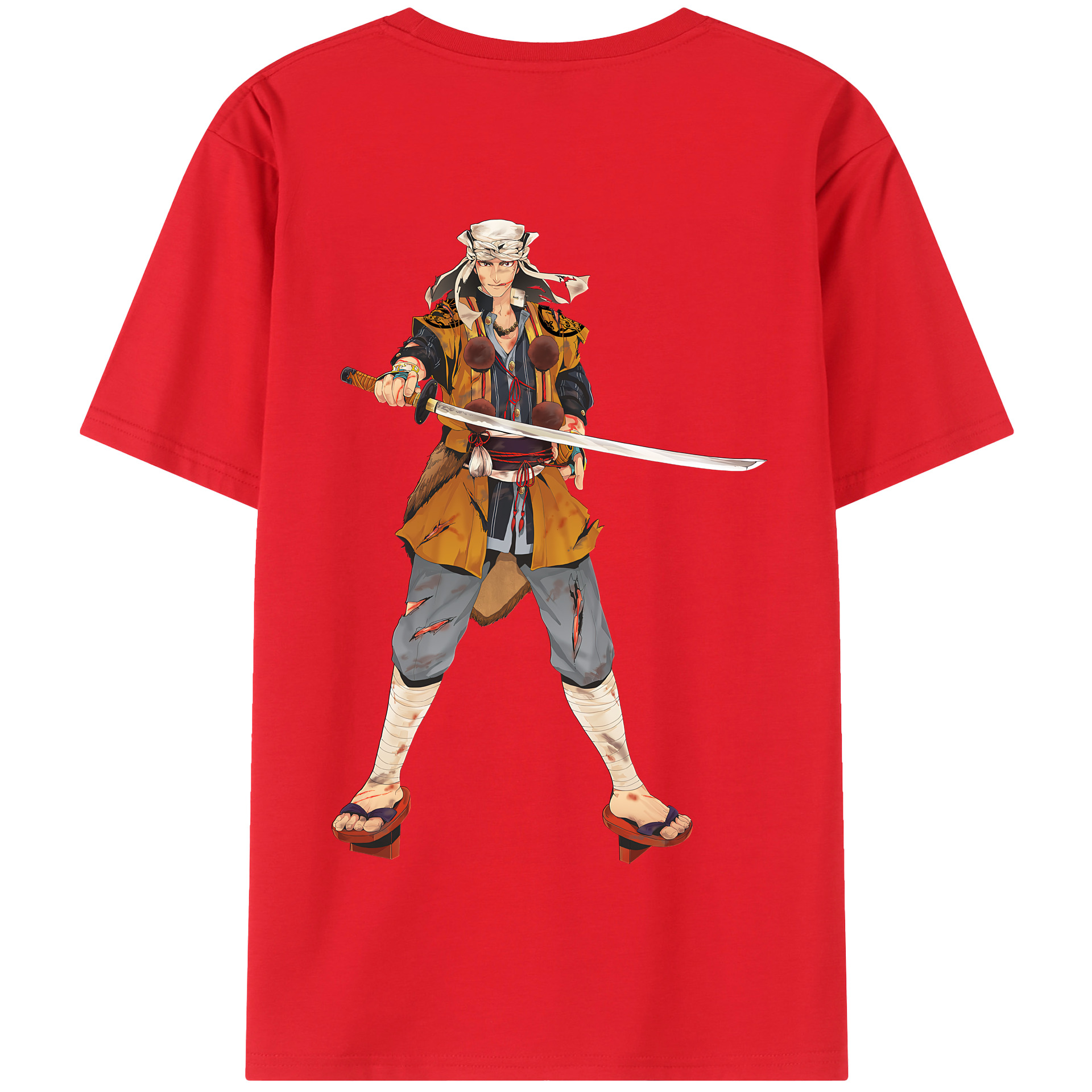 （画像用） 刀剣乱舞 Touken Ranbu 綿100％半袖Tシャツ（背面プリント）