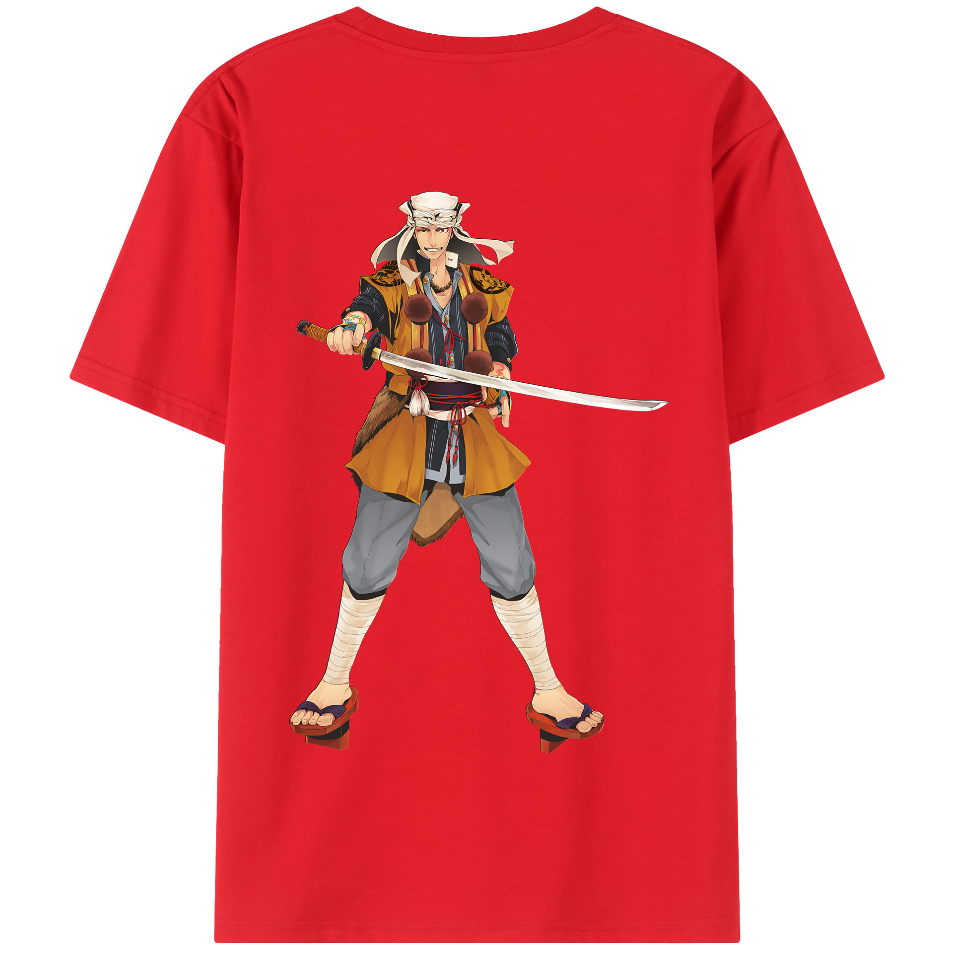 （画像用） 刀剣乱舞 Touken Ranbu 綿100％半袖Tシャツ（背面プリント）
