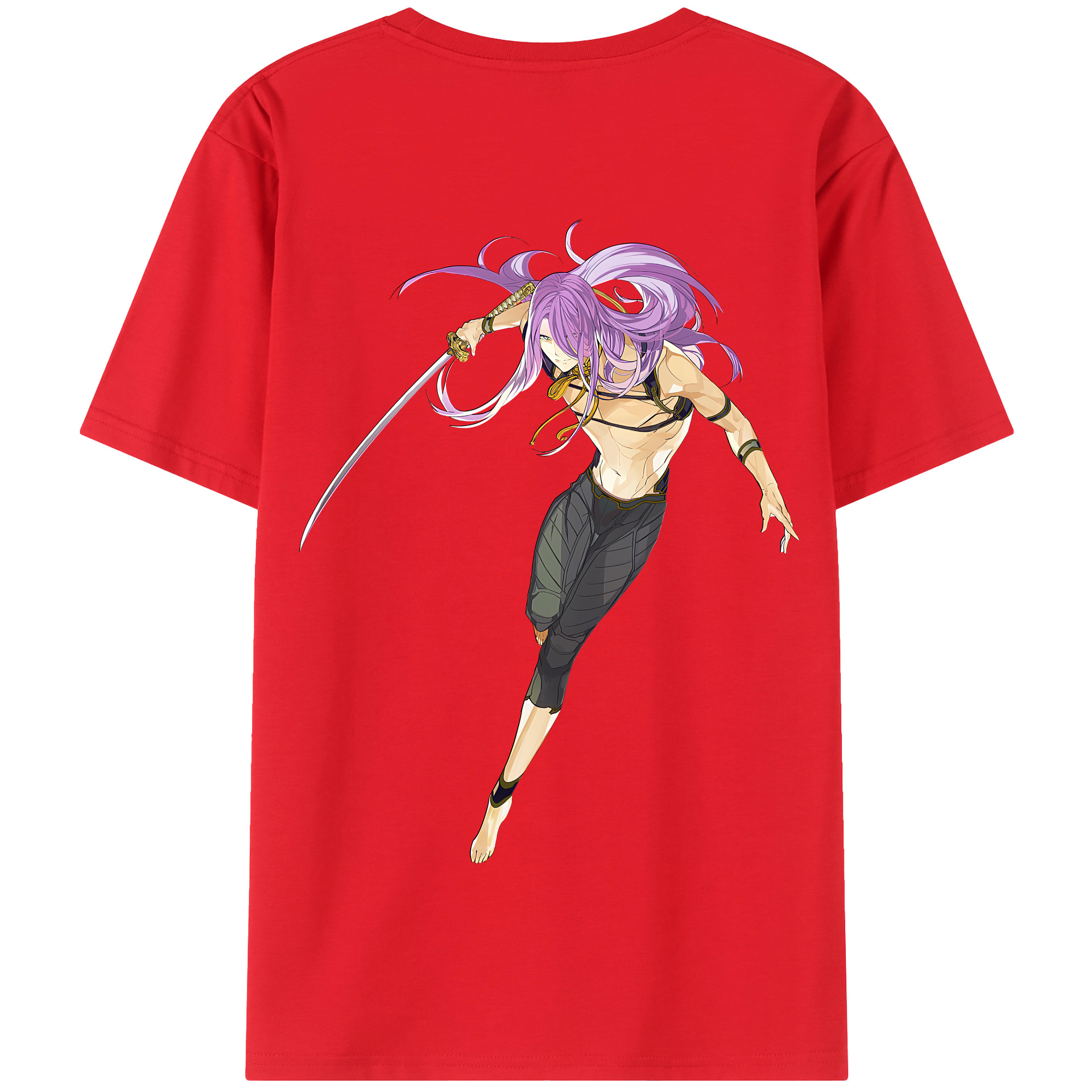 （画像用） 刀剣乱舞 Touken Ranbu 綿100％半袖Tシャツ（背面プリント）