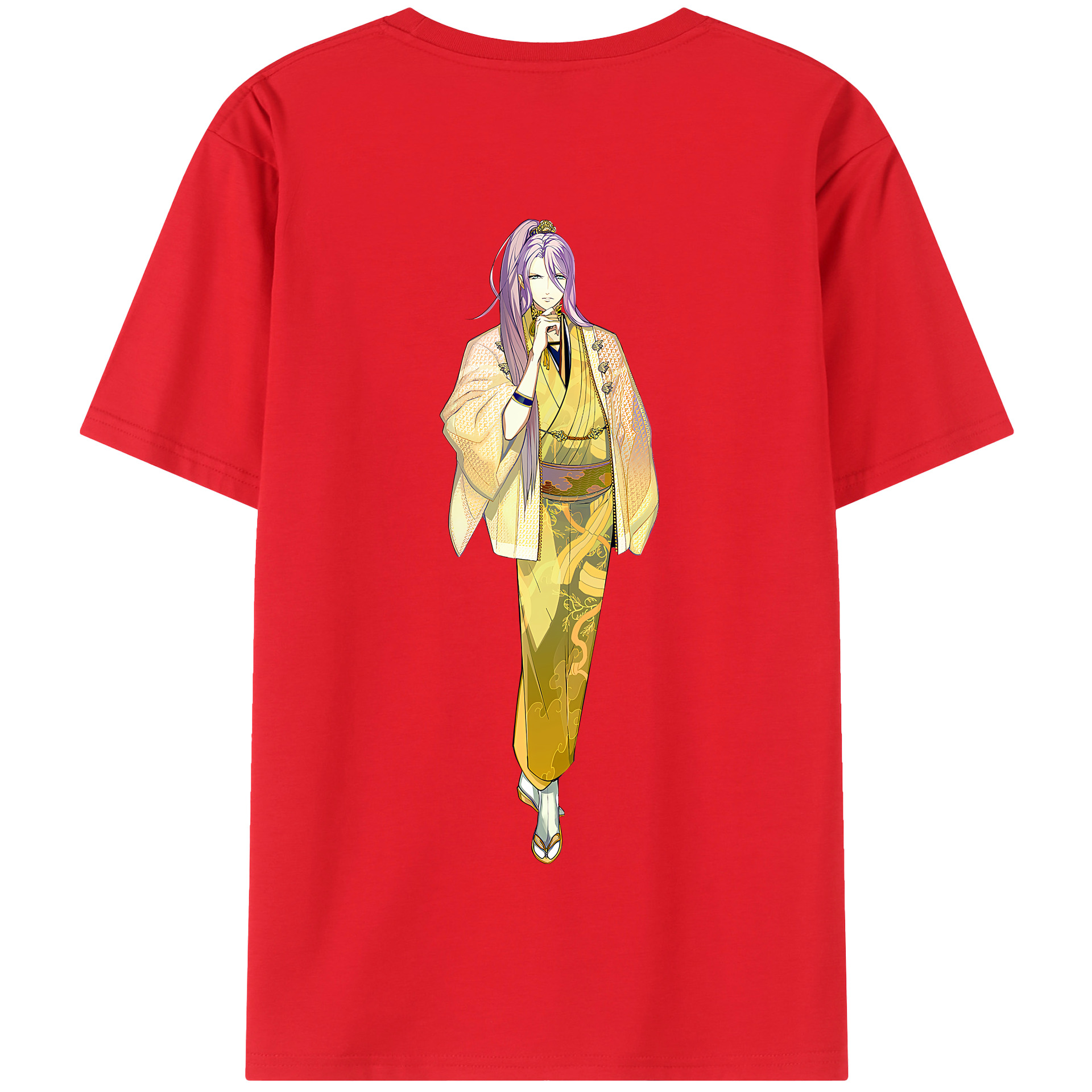 （画像用） 刀剣乱舞 Touken Ranbu 綿100％半袖Tシャツ（背面プリント）