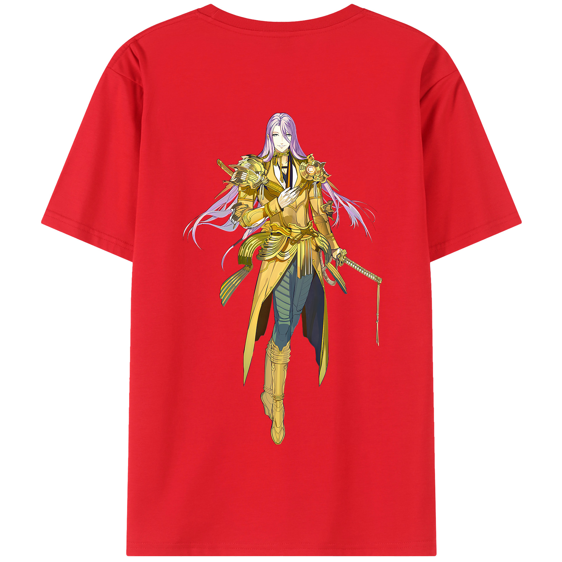（画像用） 刀剣乱舞 Touken Ranbu 綿100％半袖Tシャツ（背面プリント）