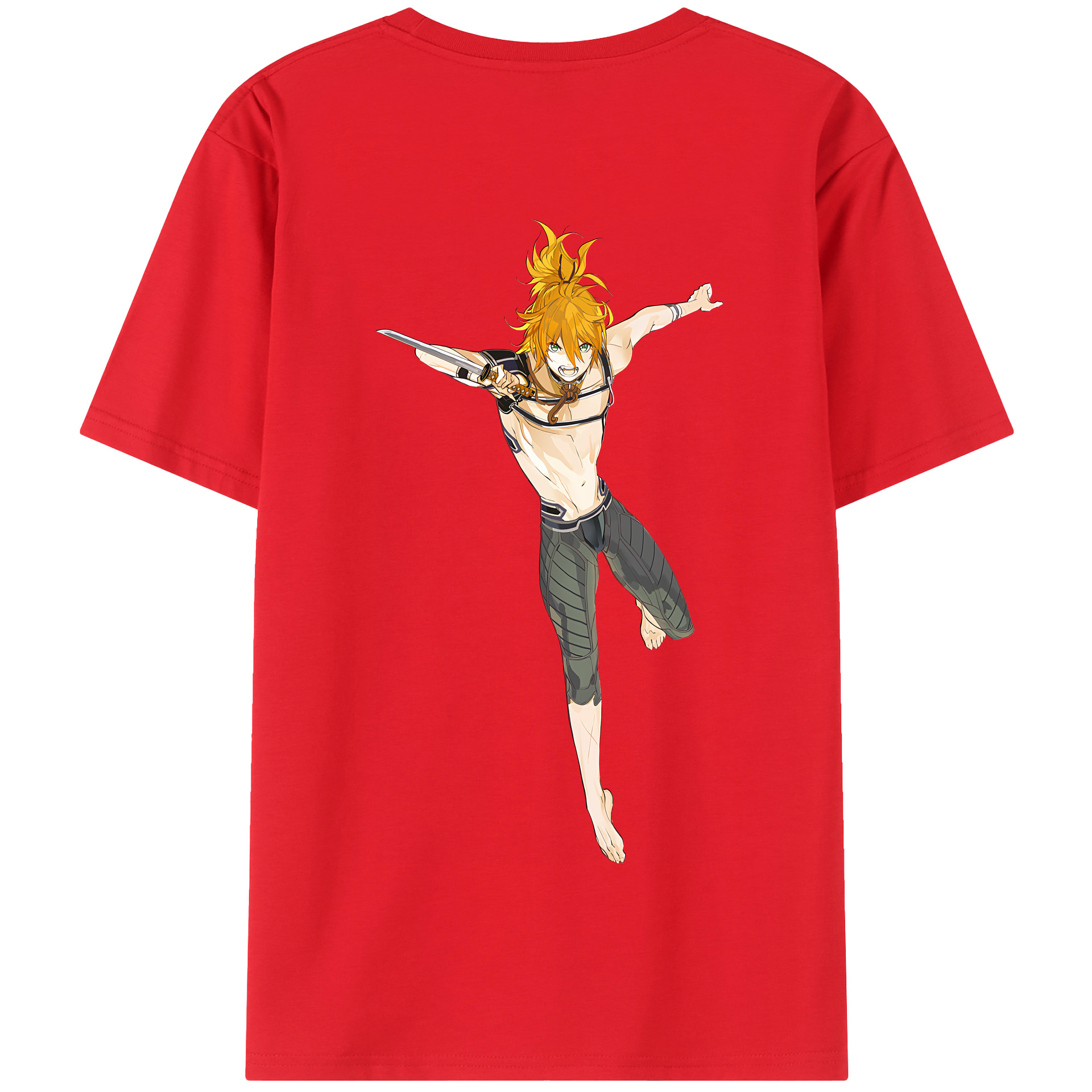 （画像用） 刀剣乱舞 Touken Ranbu 綿100％半袖Tシャツ（背面プリント）