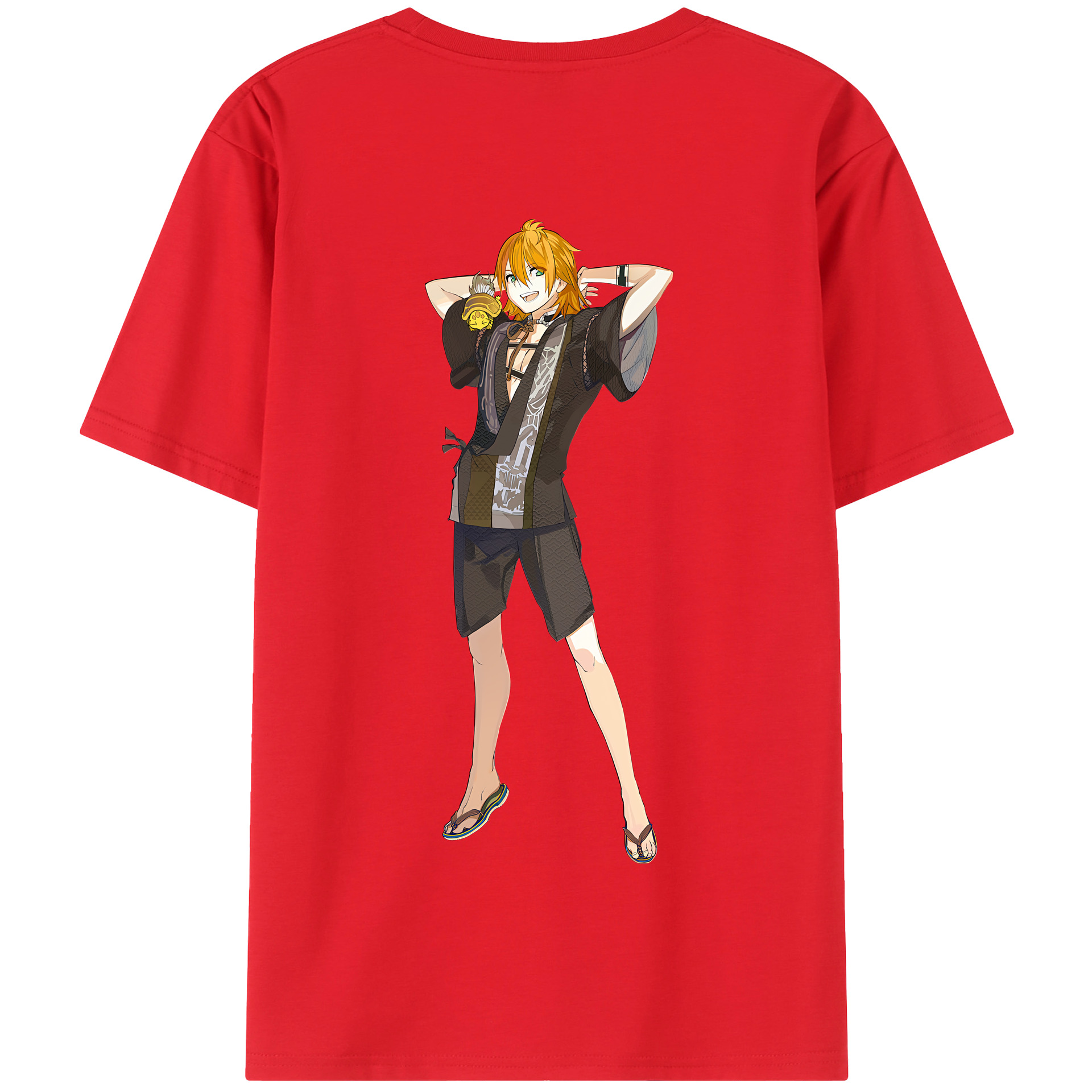 （画像用） 刀剣乱舞 Touken Ranbu 綿100％半袖Tシャツ（背面プリント）