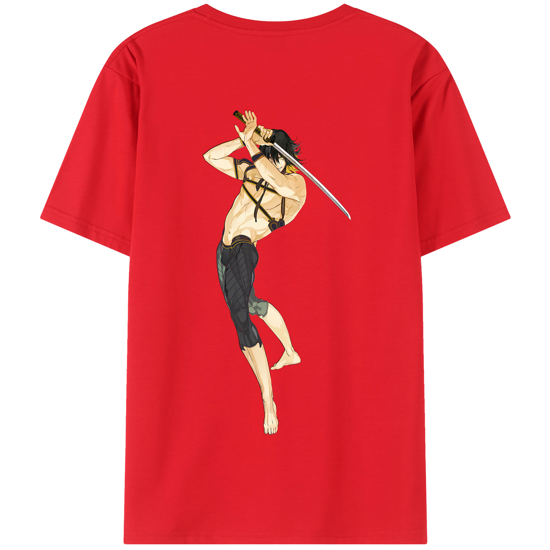 （画像用） 刀剣乱舞 Touken Ranbu 綿100％半袖Tシャツ（背面プリント）