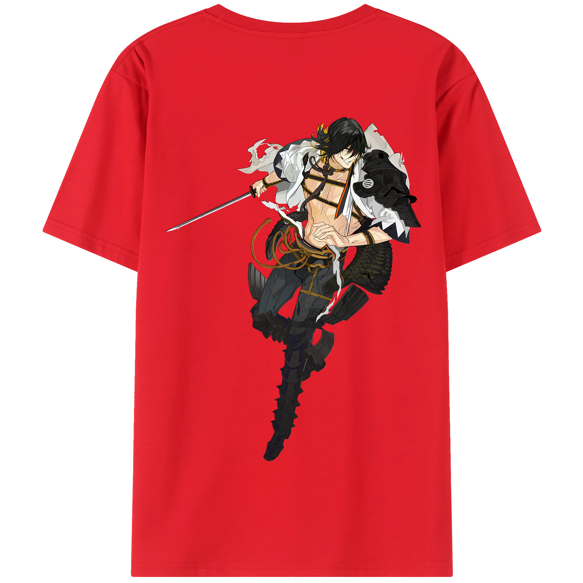 （画像用） 刀剣乱舞 Touken Ranbu 綿100％半袖Tシャツ（背面プリント）