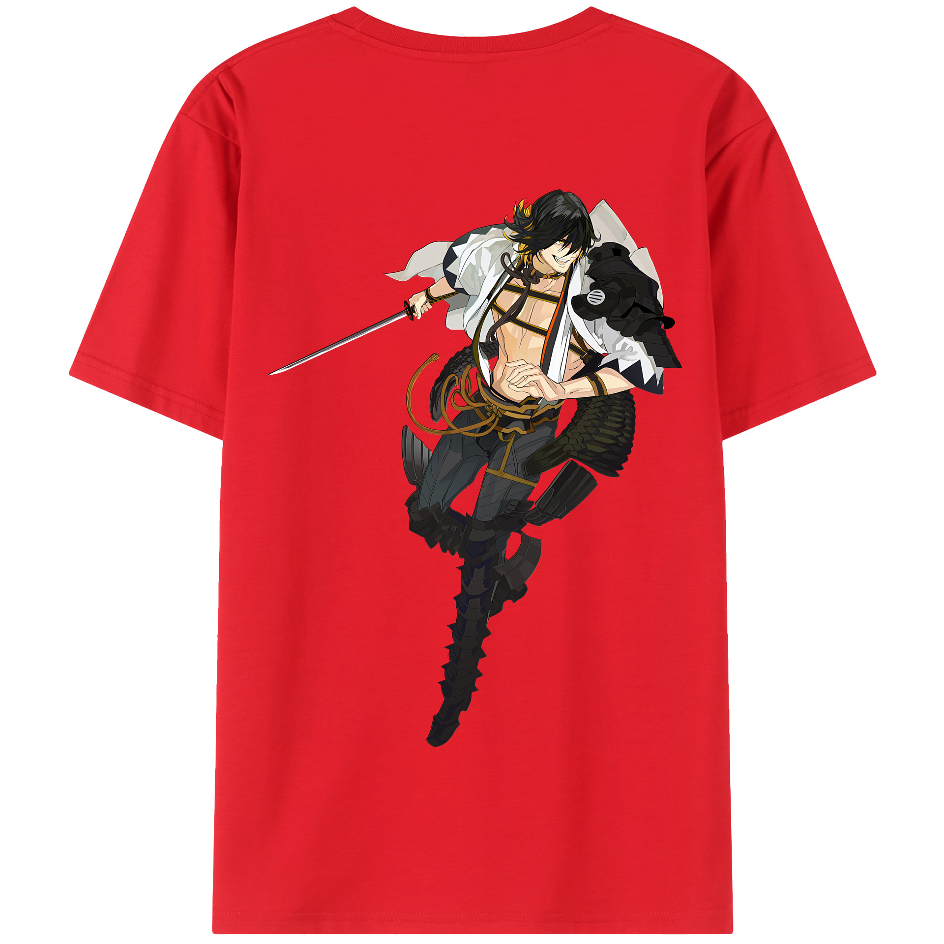 （画像用） 刀剣乱舞 Touken Ranbu 綿100％半袖Tシャツ（背面プリント）