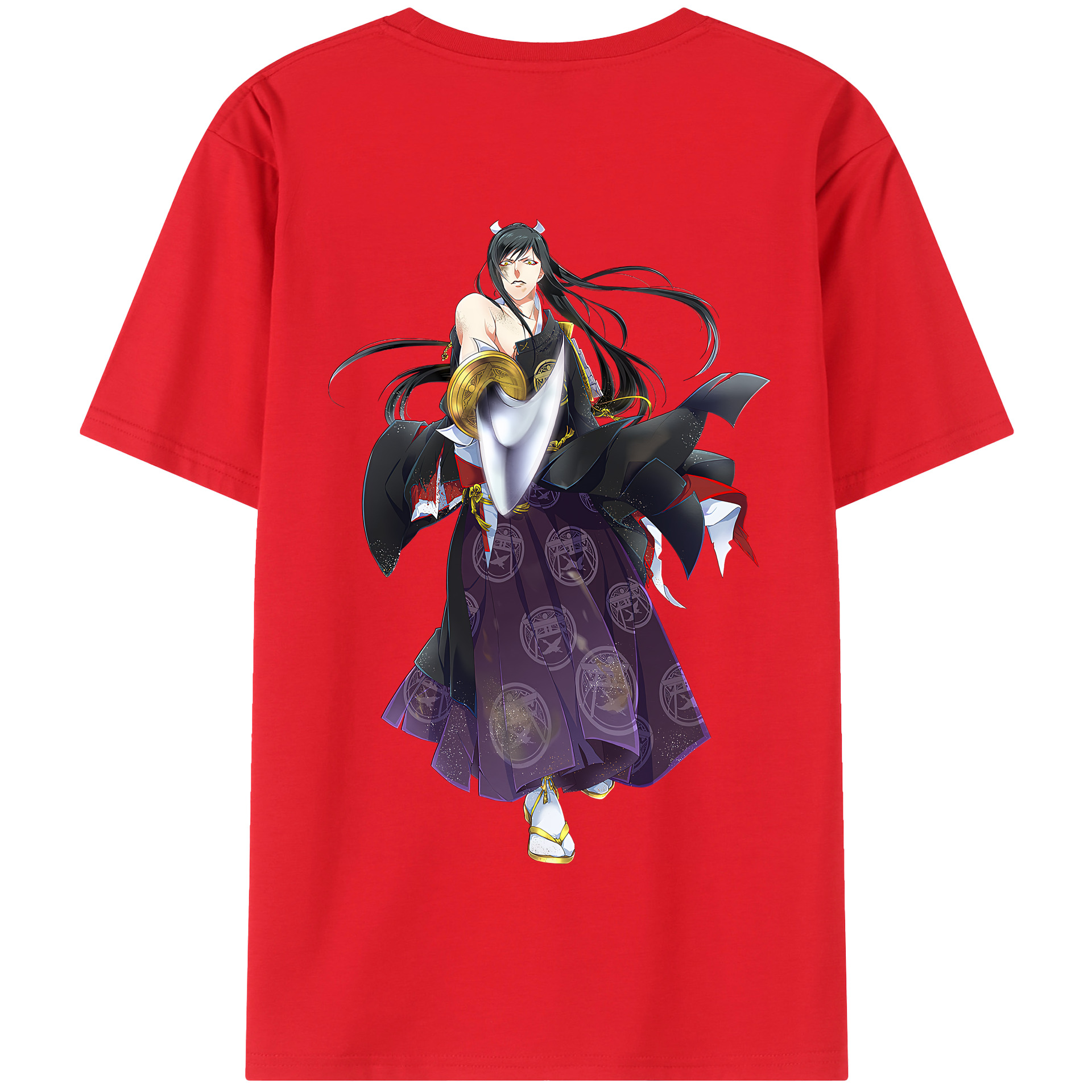 （画像用） 刀剣乱舞 Touken Ranbu 綿100％半袖Tシャツ（背面プリント）