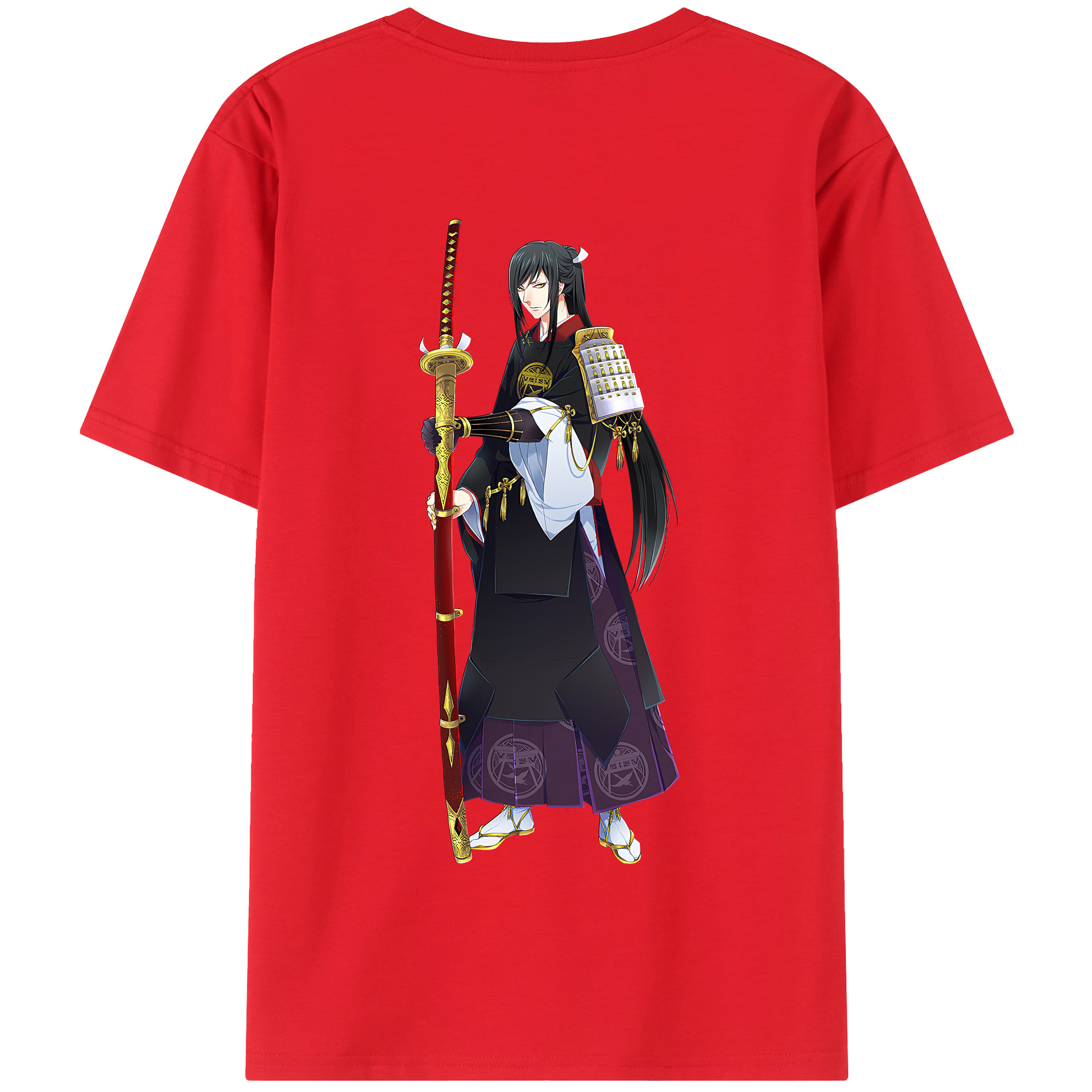 （画像用） 刀剣乱舞 Touken Ranbu 綿100％半袖Tシャツ（背面プリント）