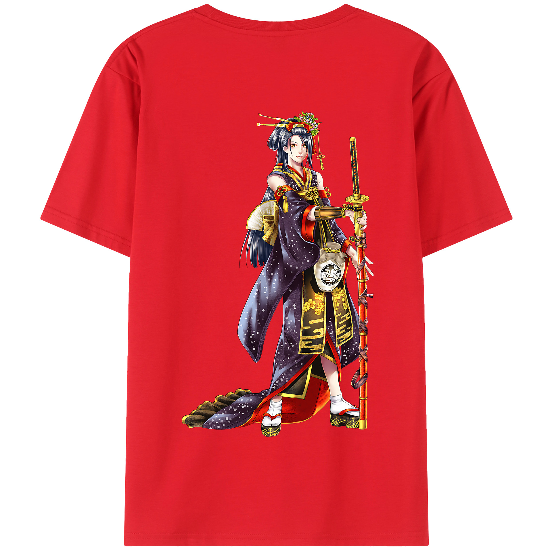 （画像用） 刀剣乱舞 Touken Ranbu 綿100％半袖Tシャツ（背面プリント）