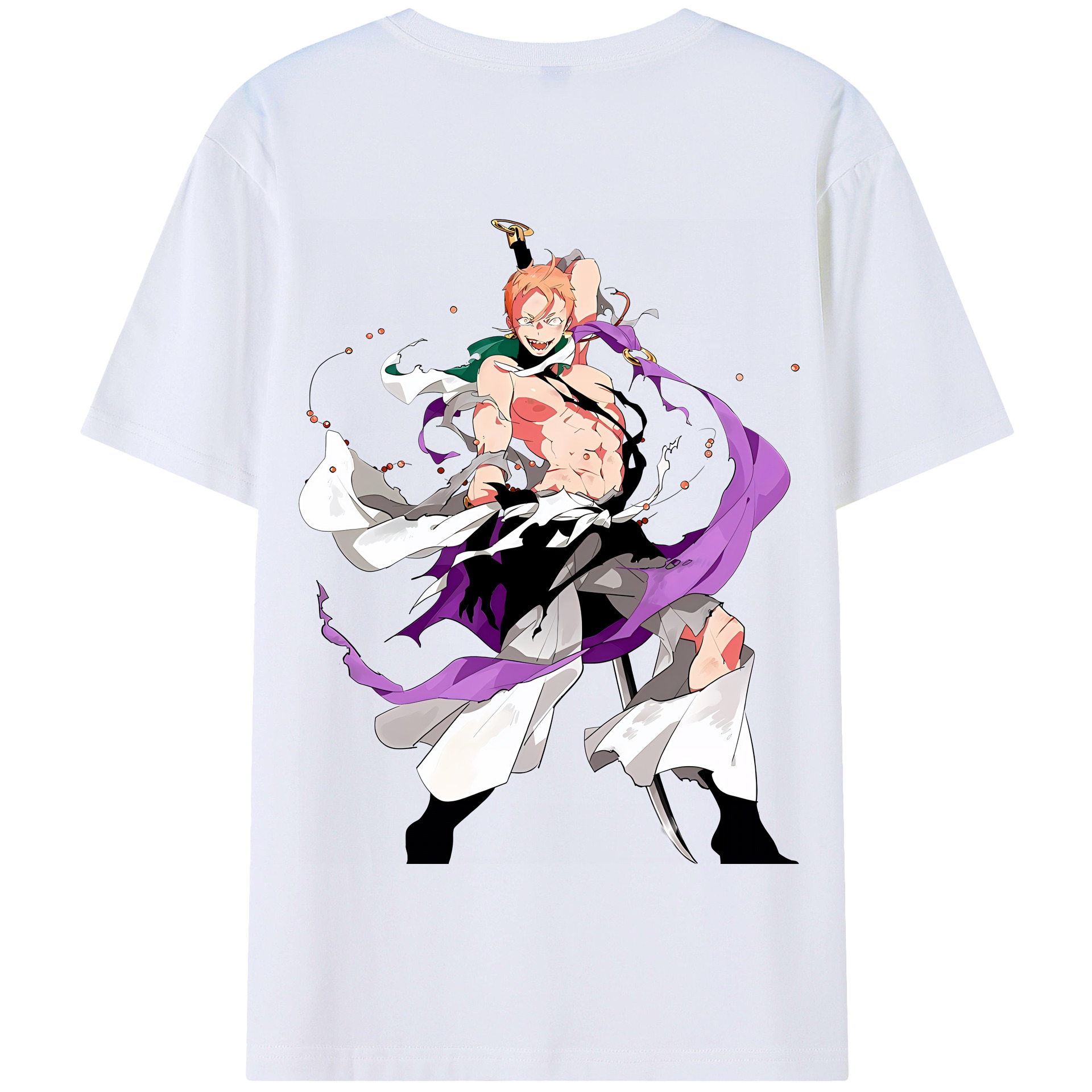 （画像用） 刀剣乱舞 Touken Ranbu 綿100％半袖Tシャツ（背面プリント）