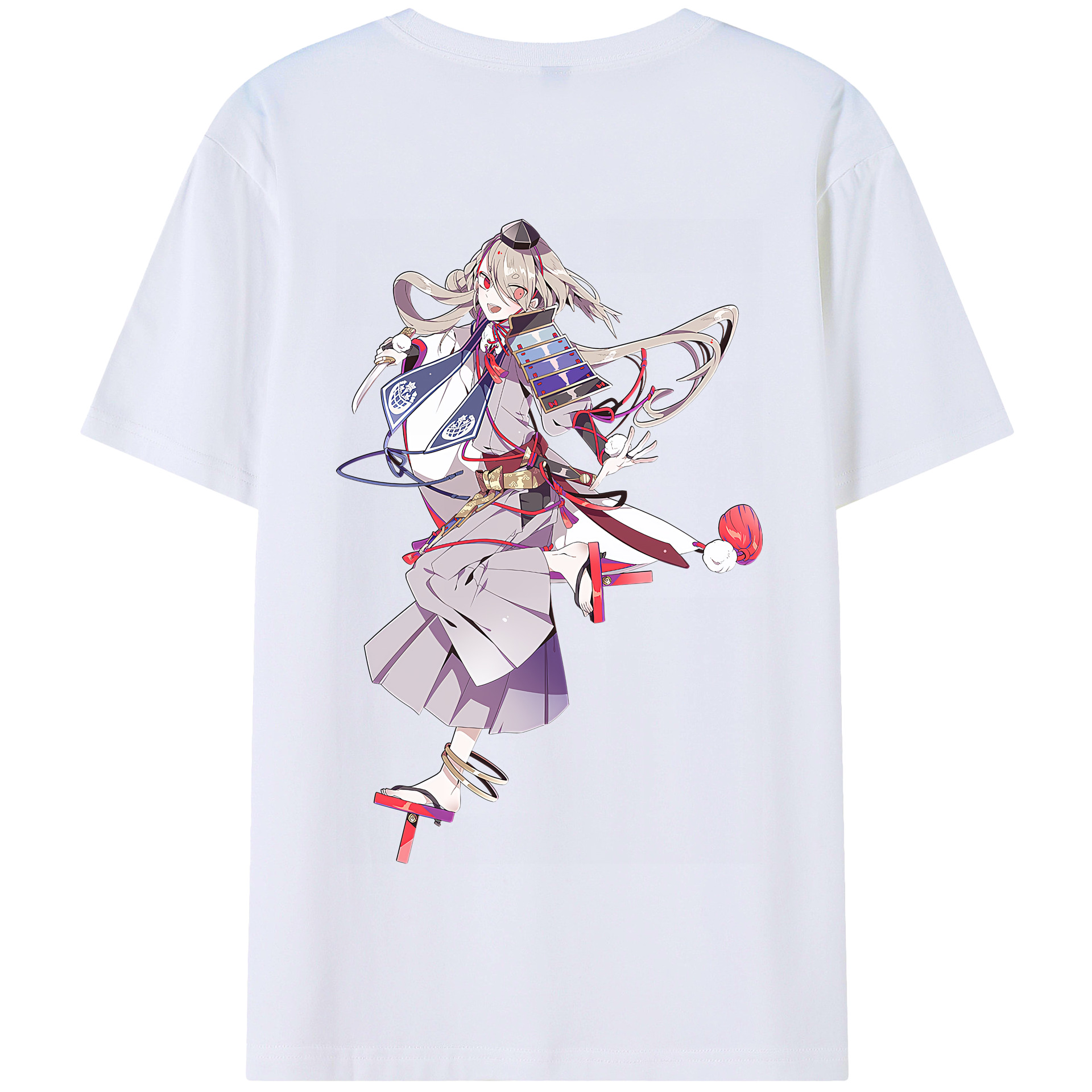 （画像用） 刀剣乱舞 Touken Ranbu 綿100％半袖Tシャツ（背面プリント）