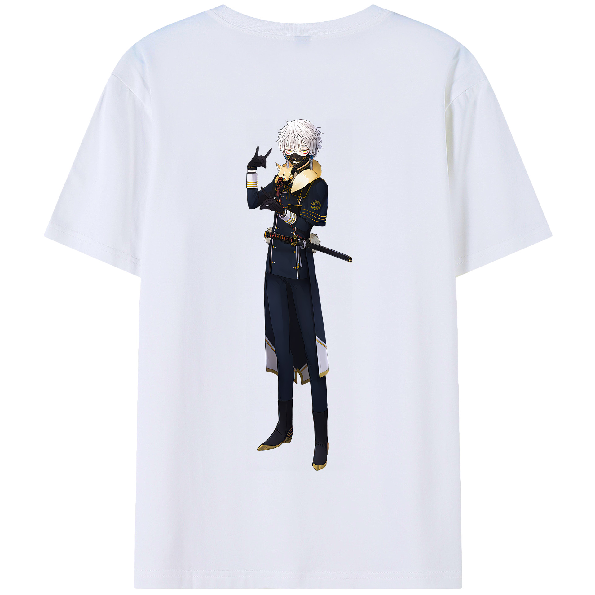 （画像用） 刀剣乱舞 Touken Ranbu 綿100％半袖Tシャツ（背面プリント）