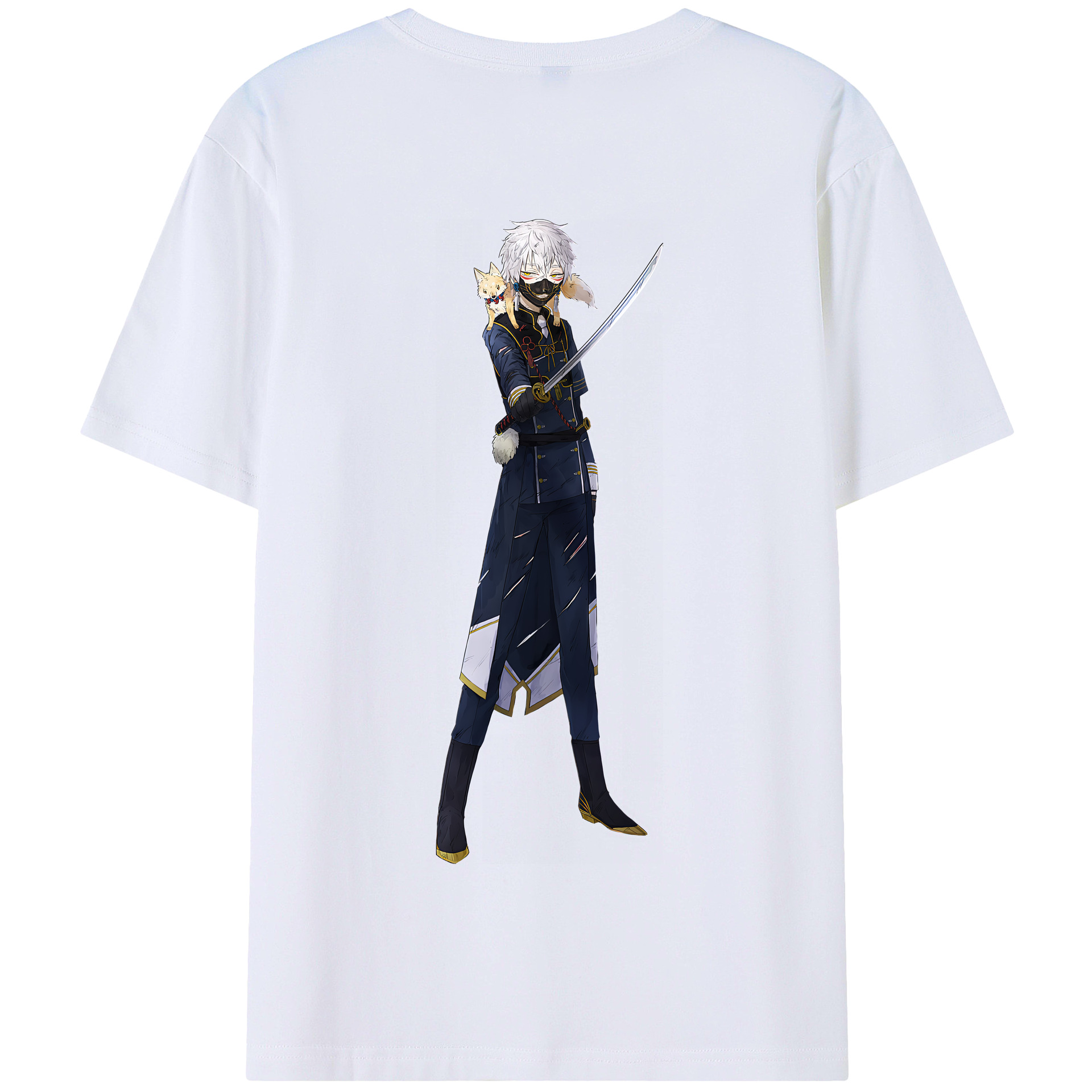 （画像用） 刀剣乱舞 Touken Ranbu 綿100％半袖Tシャツ（背面プリント）