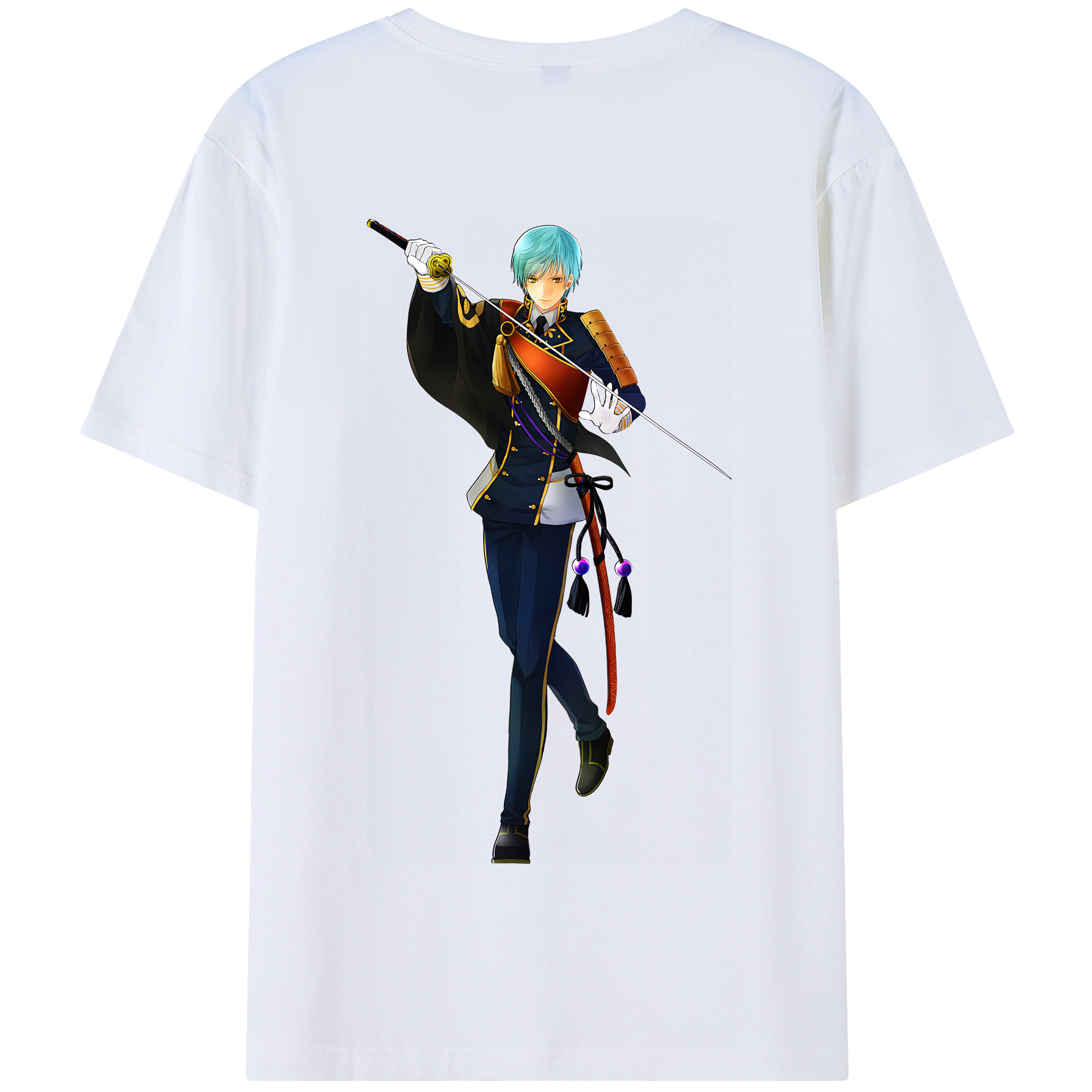 （画像用） 刀剣乱舞 Touken Ranbu 綿100％半袖Tシャツ（背面プリント）