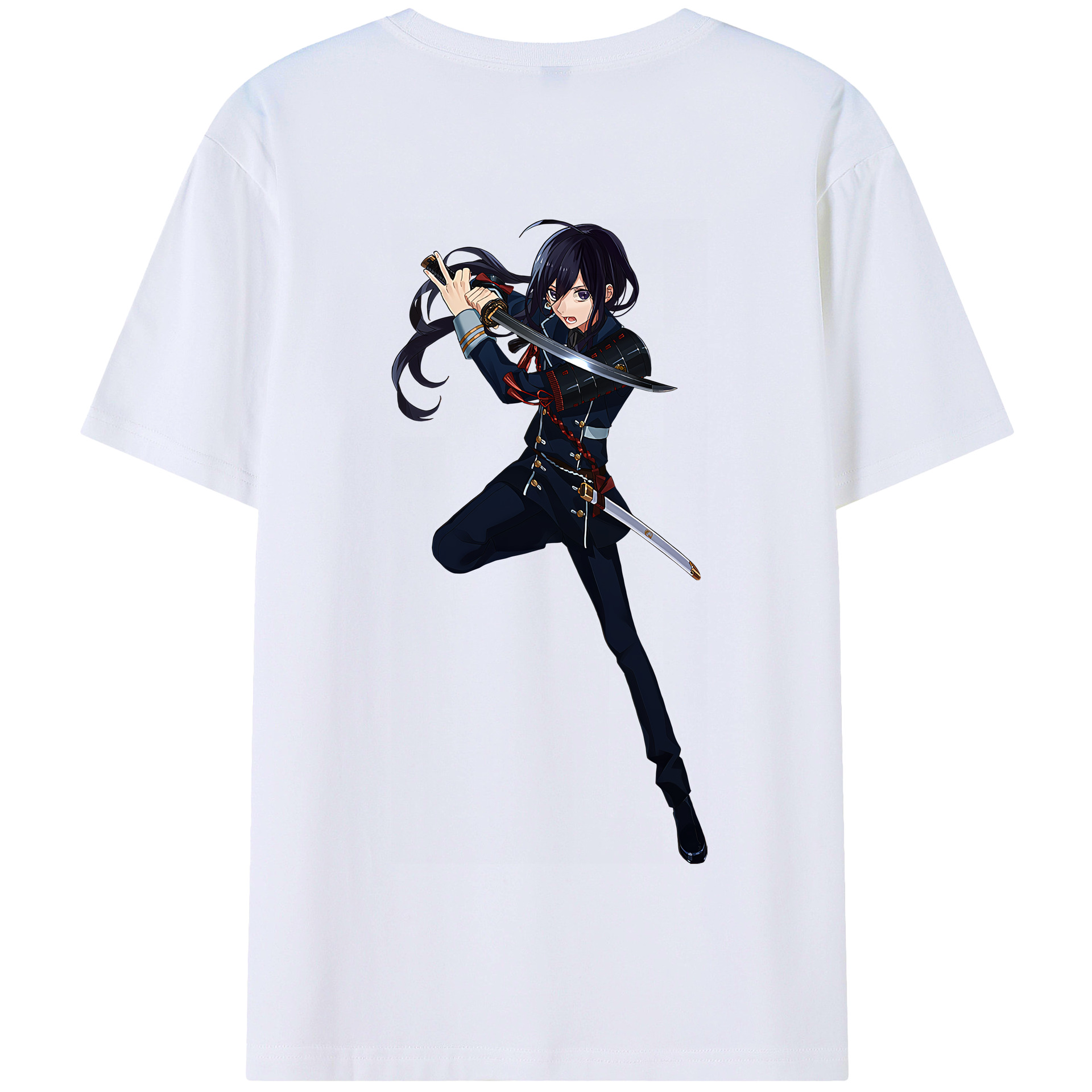 （画像用） 刀剣乱舞 Touken Ranbu 綿100％半袖Tシャツ（背面プリント）