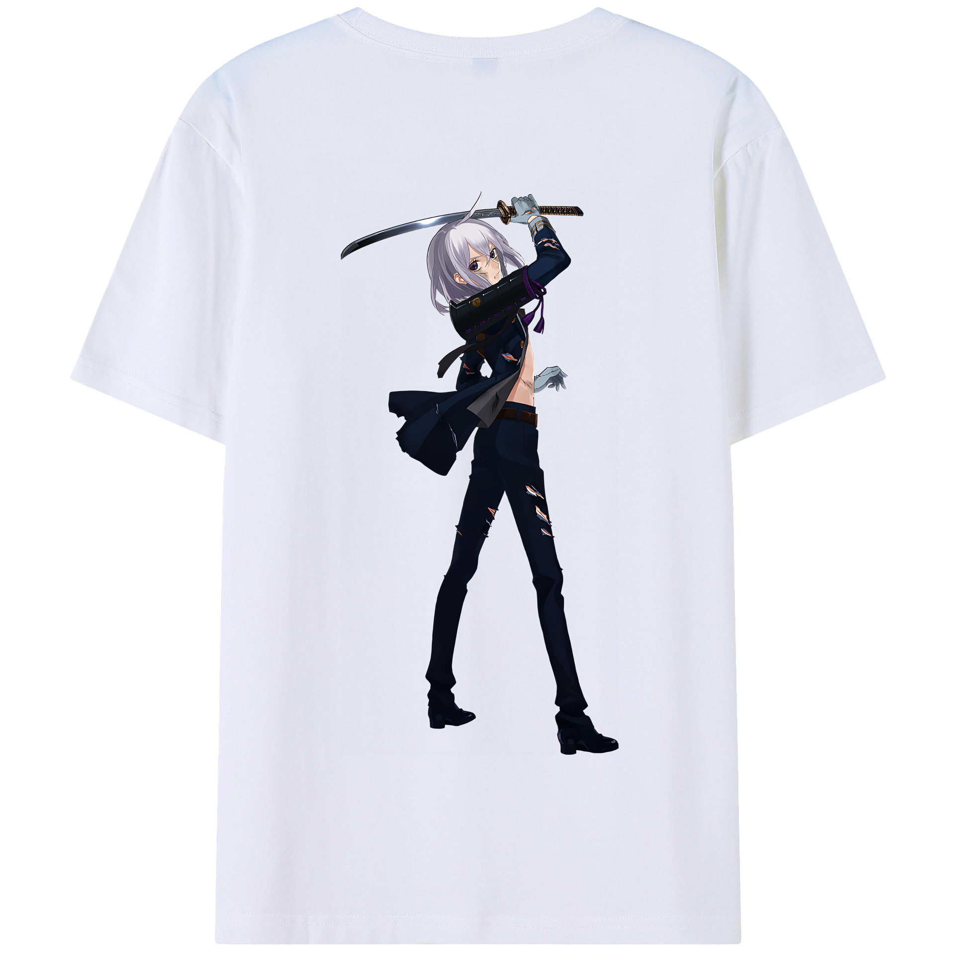 （画像用） 刀剣乱舞 Touken Ranbu 綿100％半袖Tシャツ（背面プリント）