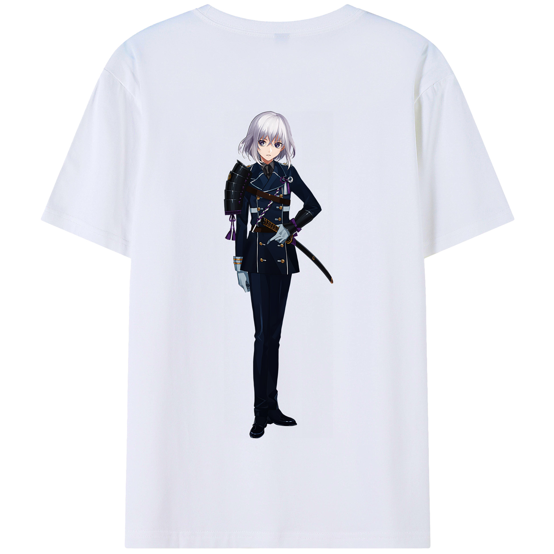 （画像用） 刀剣乱舞 Touken Ranbu 綿100％半袖Tシャツ（背面プリント）