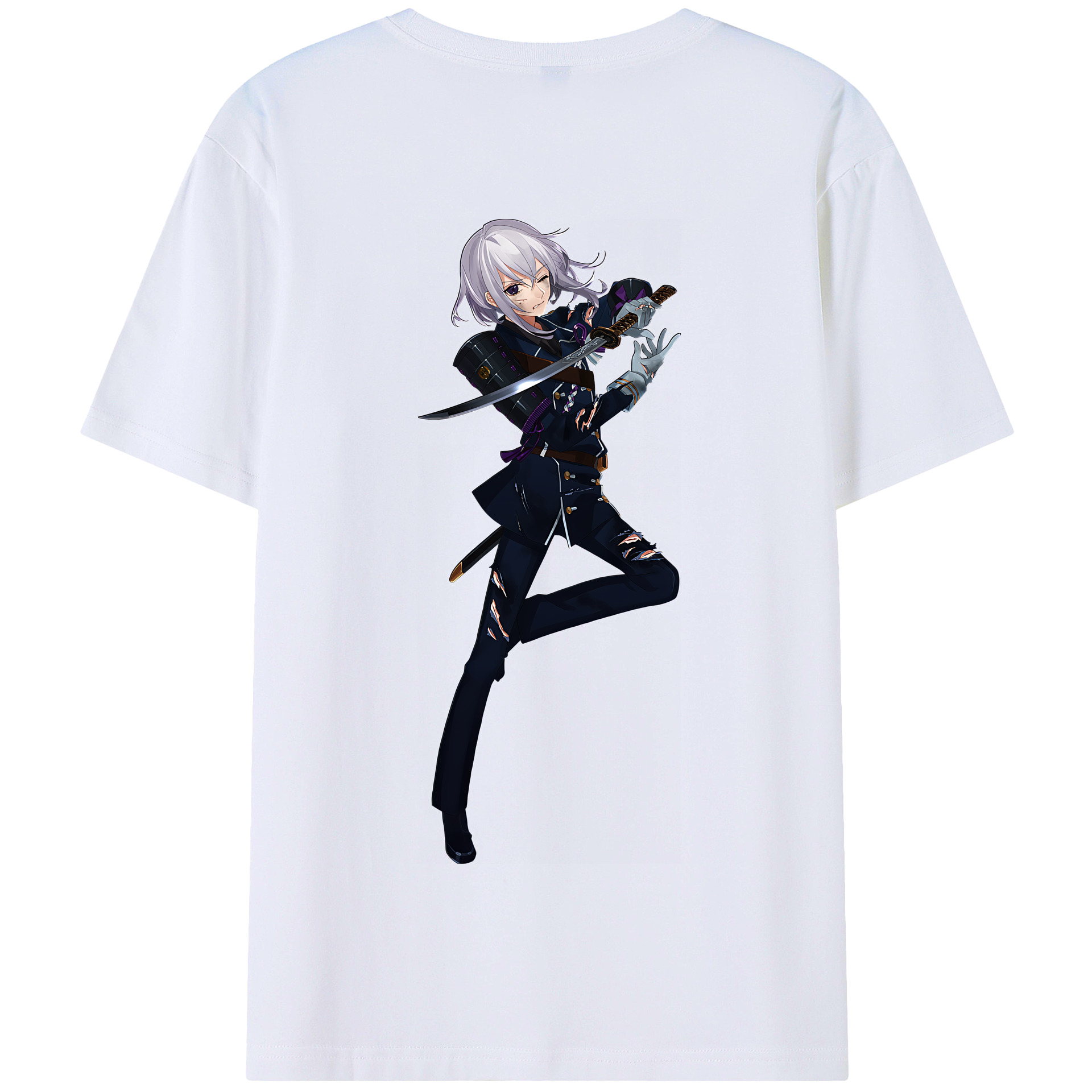 （画像用） 刀剣乱舞 Touken Ranbu 綿100％半袖Tシャツ（背面プリント）