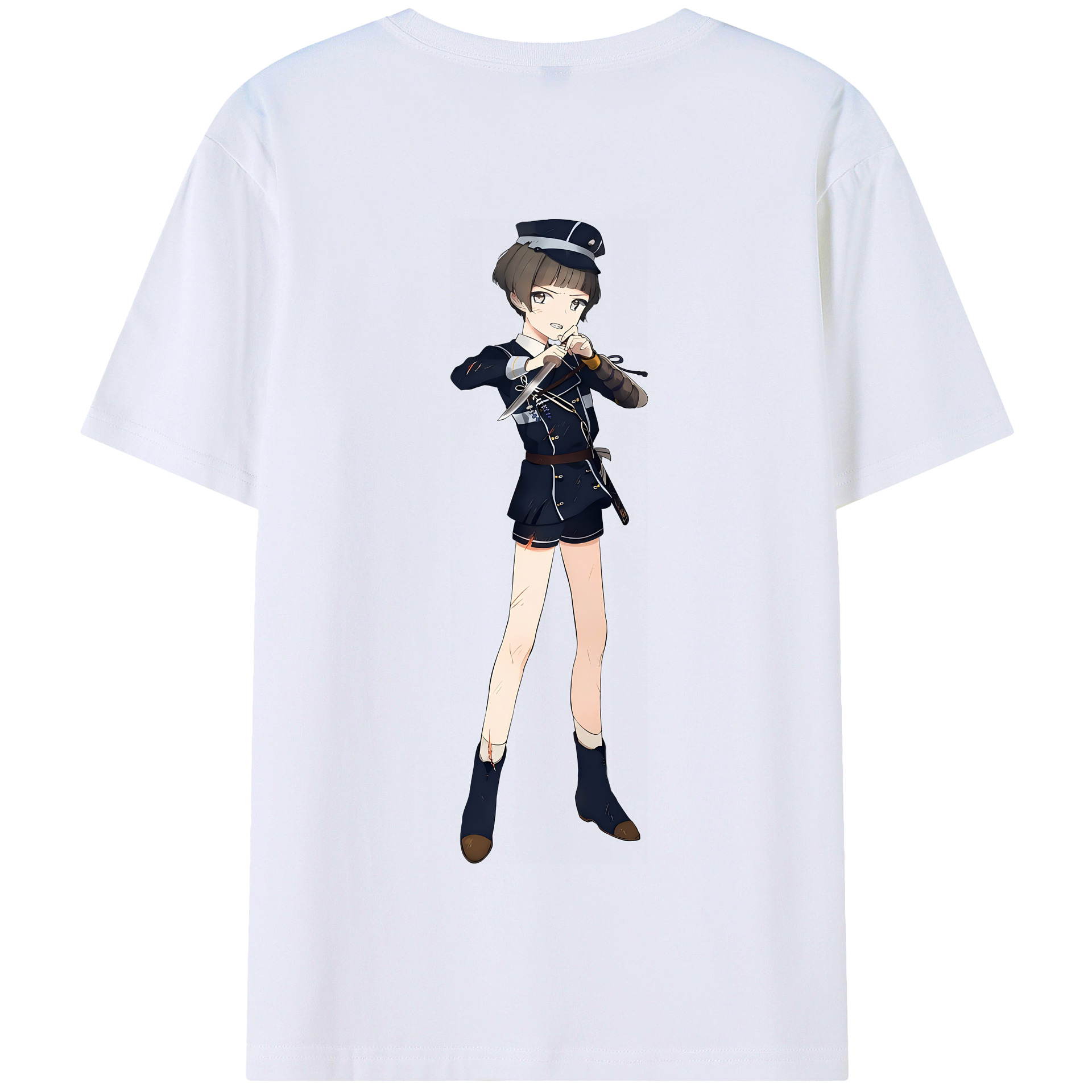 （画像用） 刀剣乱舞 Touken Ranbu 綿100％半袖Tシャツ（背面プリント）