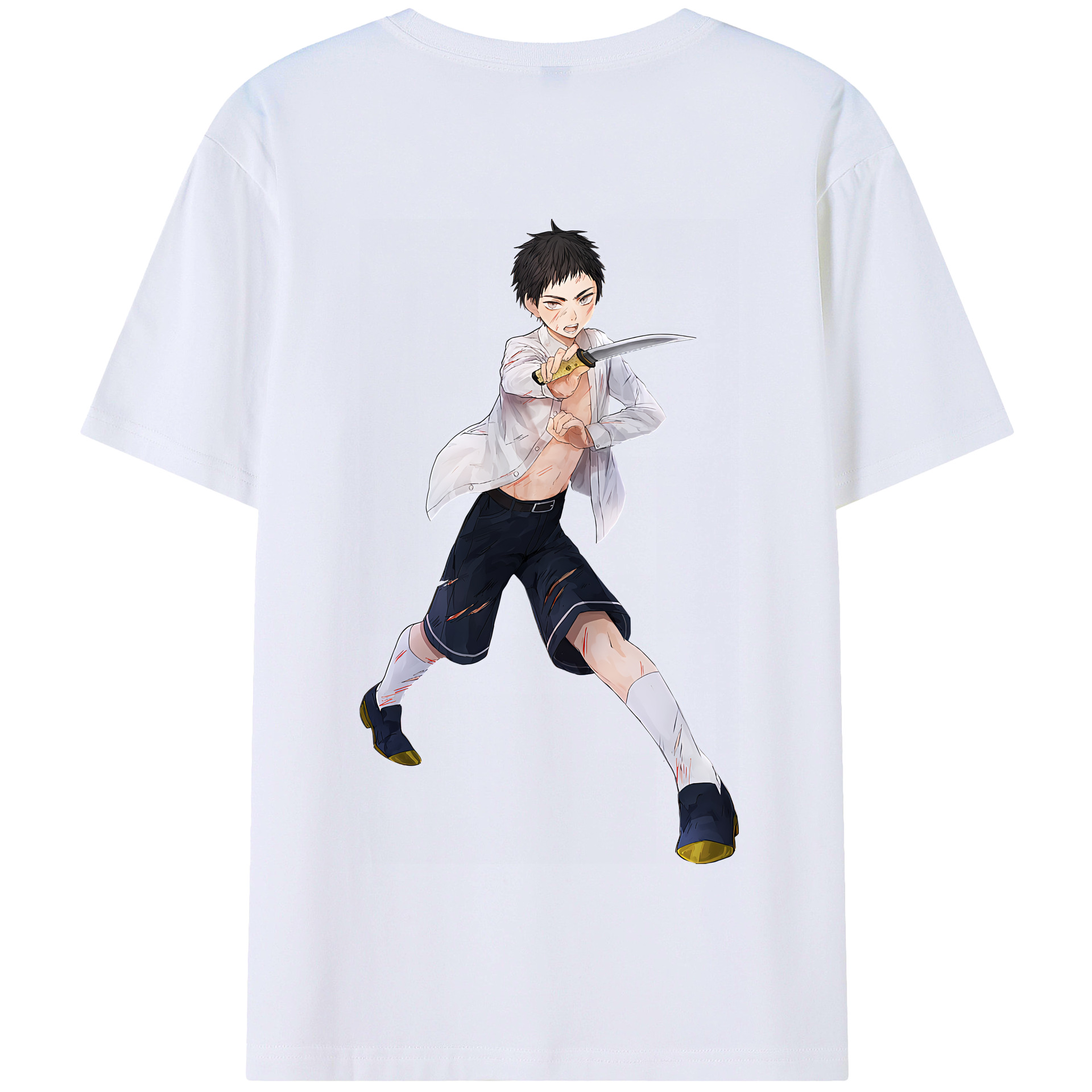 （画像用） 刀剣乱舞 Touken Ranbu 綿100％半袖Tシャツ（背面プリント）