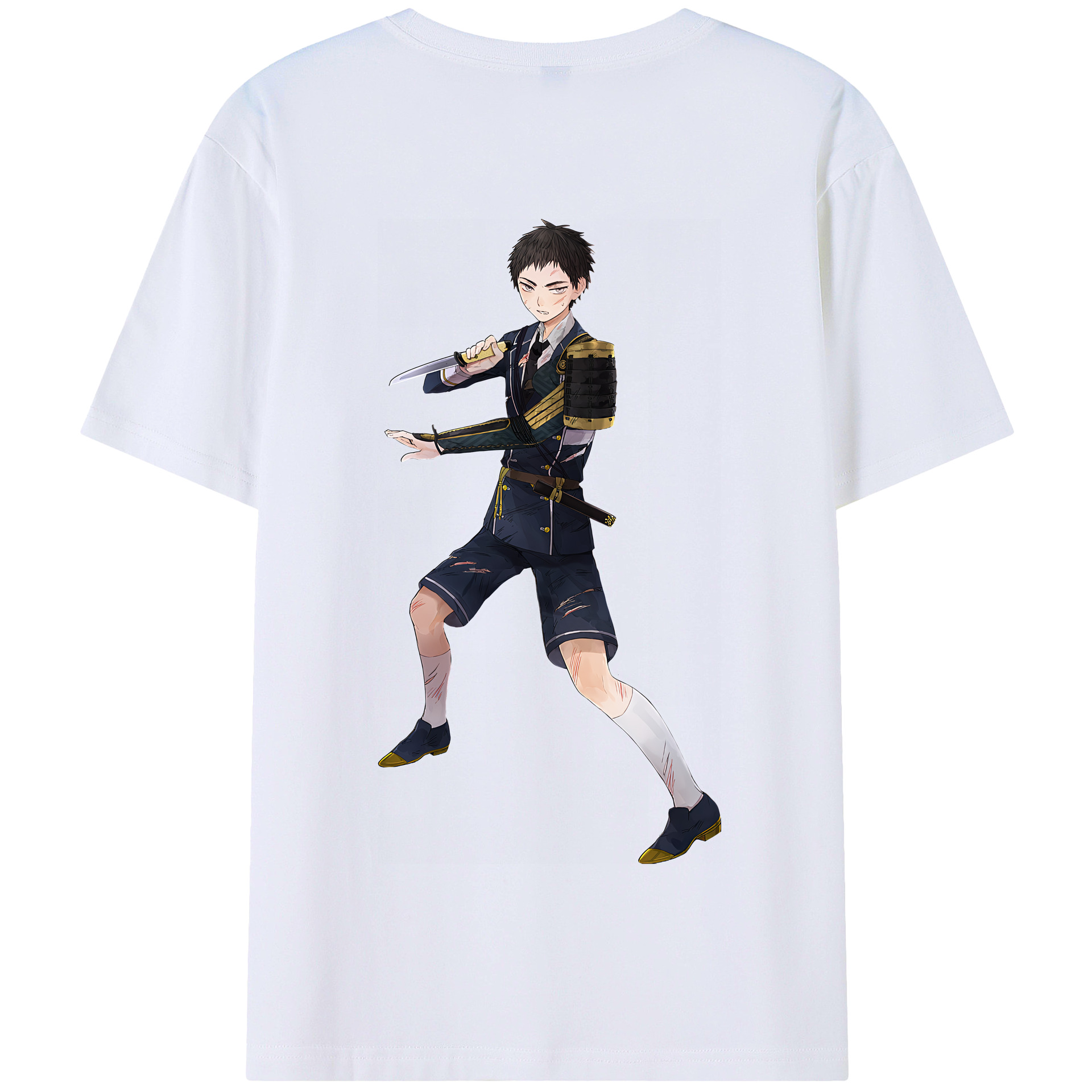 （画像用） 刀剣乱舞 Touken Ranbu 綿100％半袖Tシャツ（背面プリント）