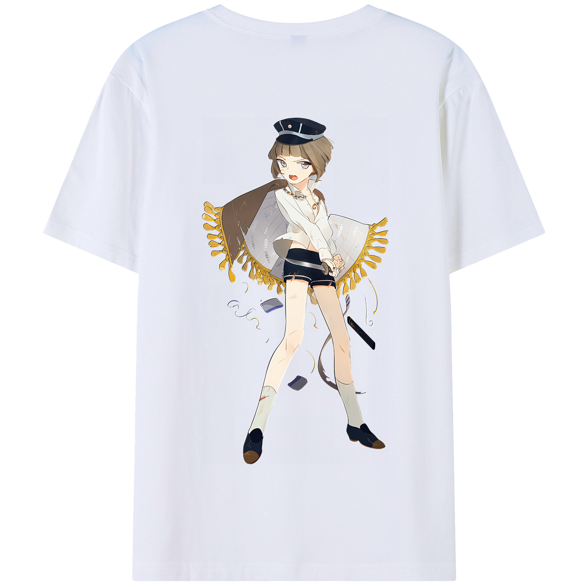 （画像用） 刀剣乱舞 Touken Ranbu 綿100％半袖Tシャツ（背面プリント）