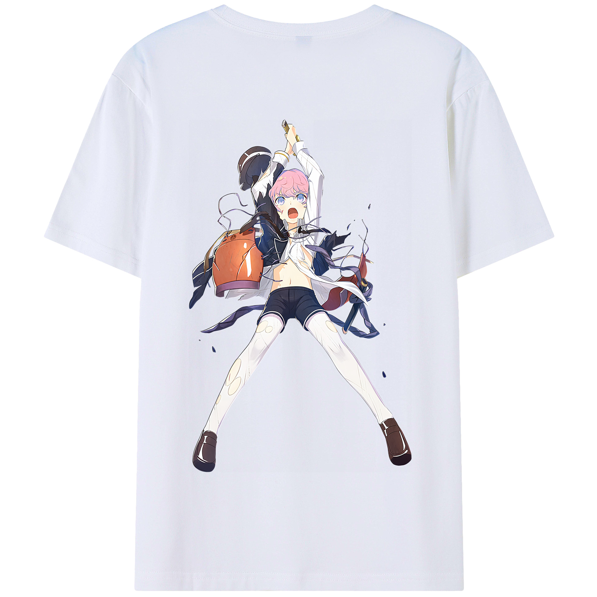 （画像用） 刀剣乱舞 Touken Ranbu 綿100％半袖Tシャツ（背面プリント）