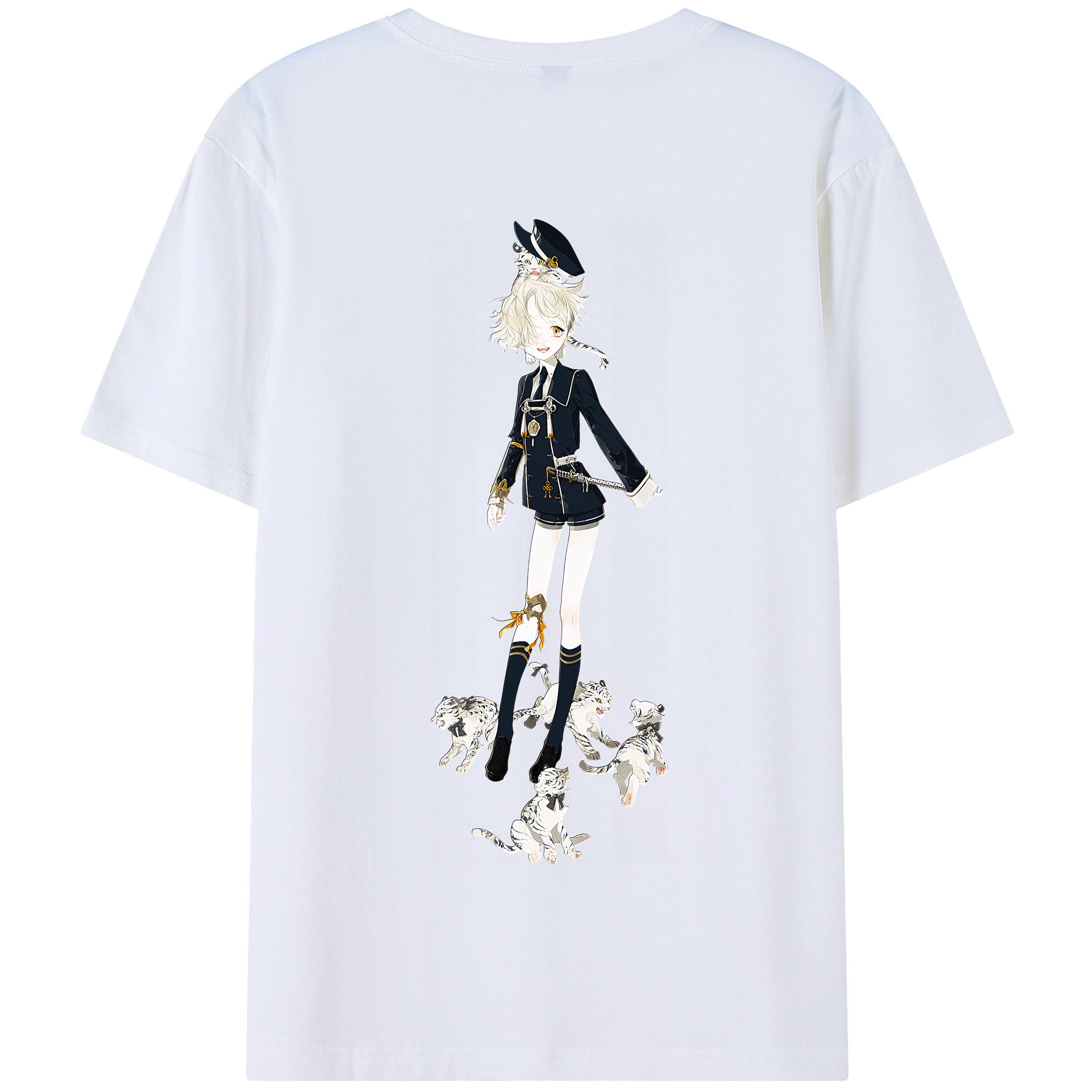 （画像用） 刀剣乱舞 Touken Ranbu 綿100％半袖Tシャツ（背面プリント）