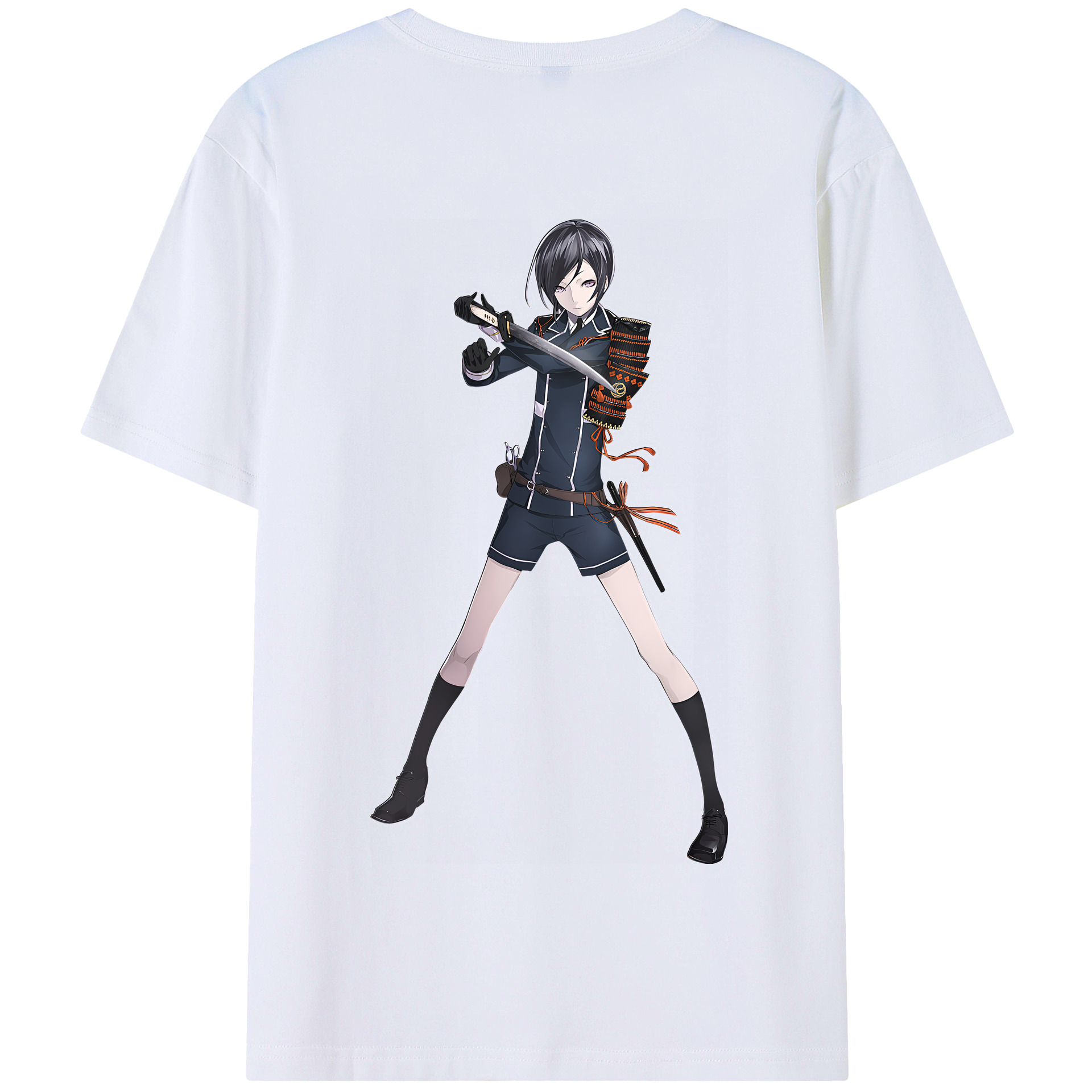 （画像用） 刀剣乱舞 Touken Ranbu 綿100％半袖Tシャツ（背面プリント）