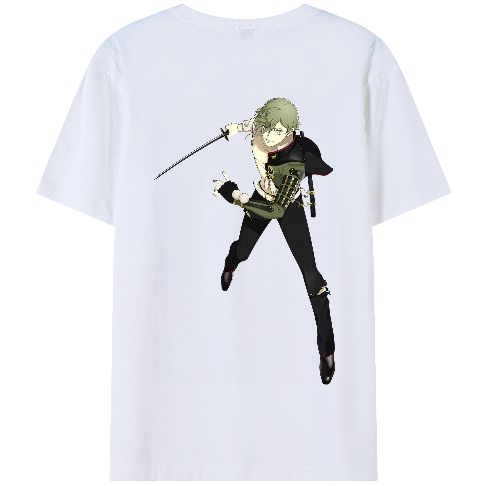 （画像用） 刀剣乱舞 Touken Ranbu 綿100％半袖Tシャツ（背面プリント）