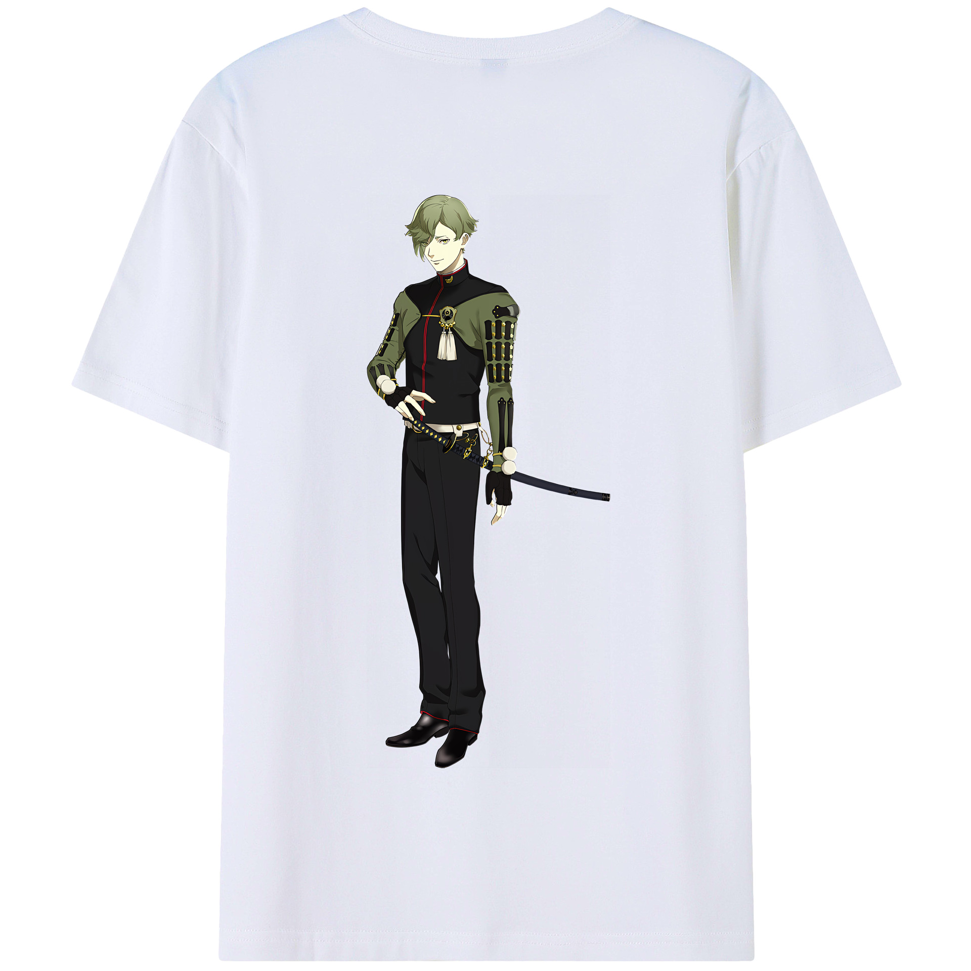 （画像用） 刀剣乱舞 Touken Ranbu 綿100％半袖Tシャツ（背面プリント）