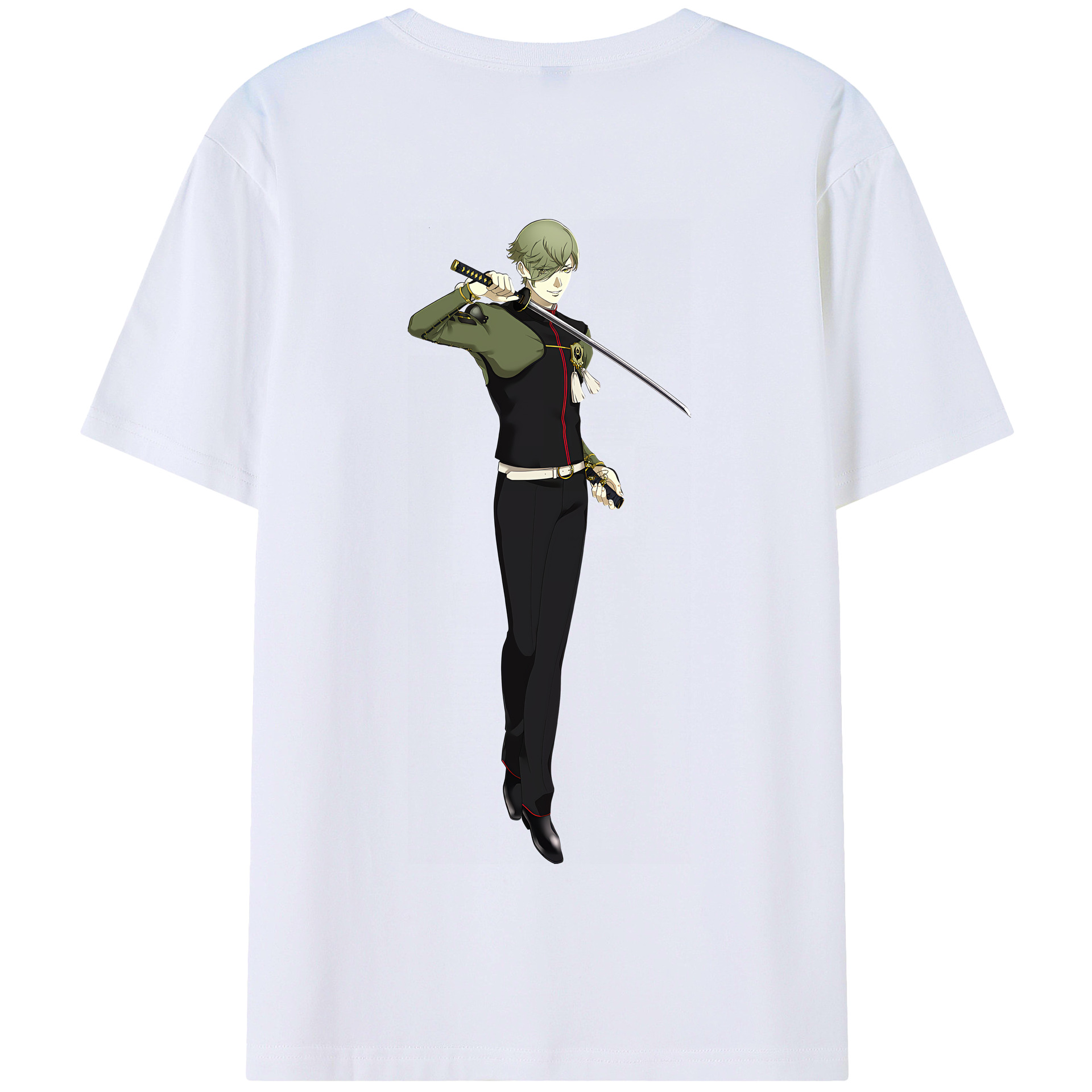 （画像用） 刀剣乱舞 Touken Ranbu 綿100％半袖Tシャツ（背面プリント）