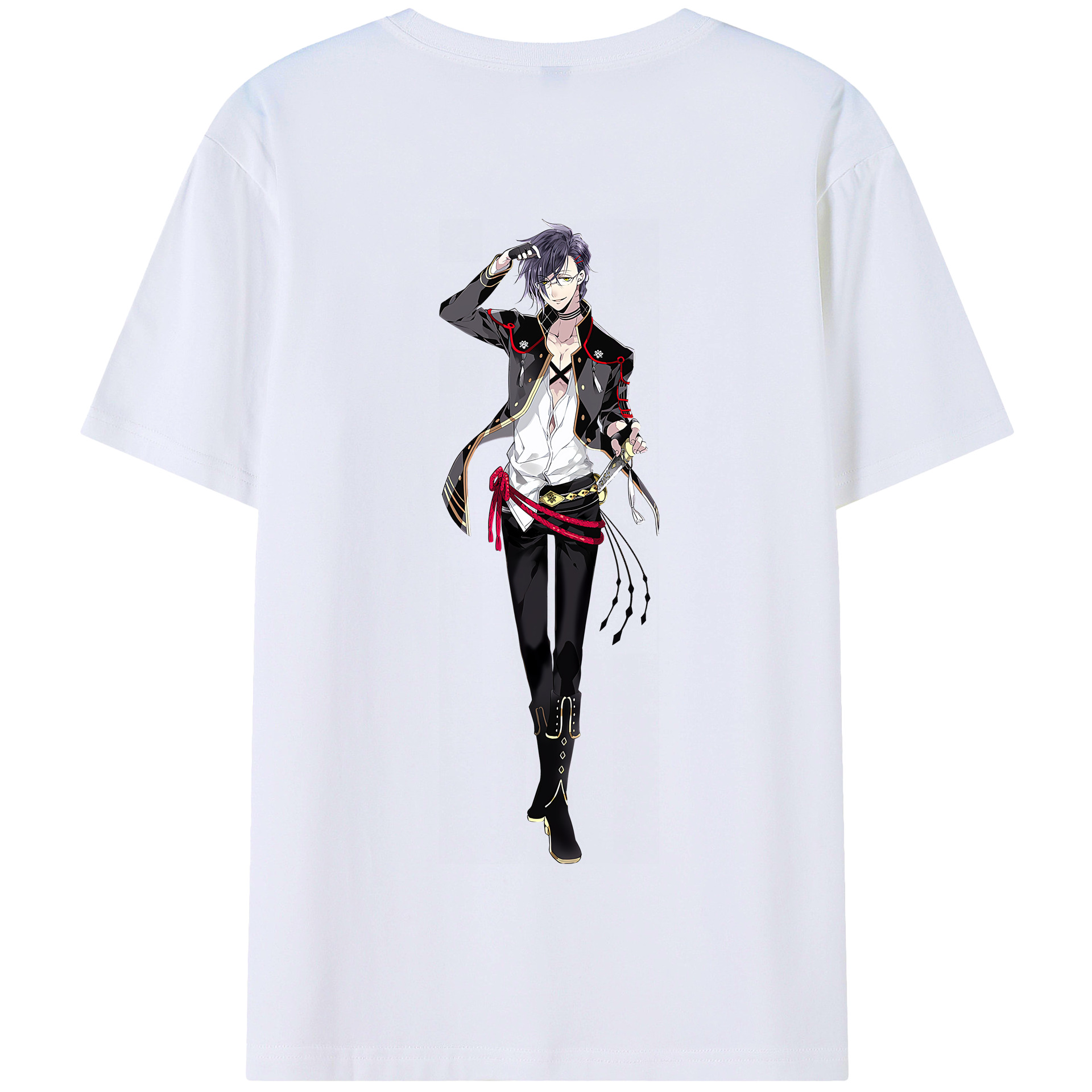 （画像用） 刀剣乱舞 Touken Ranbu 綿100％半袖Tシャツ（背面プリント）