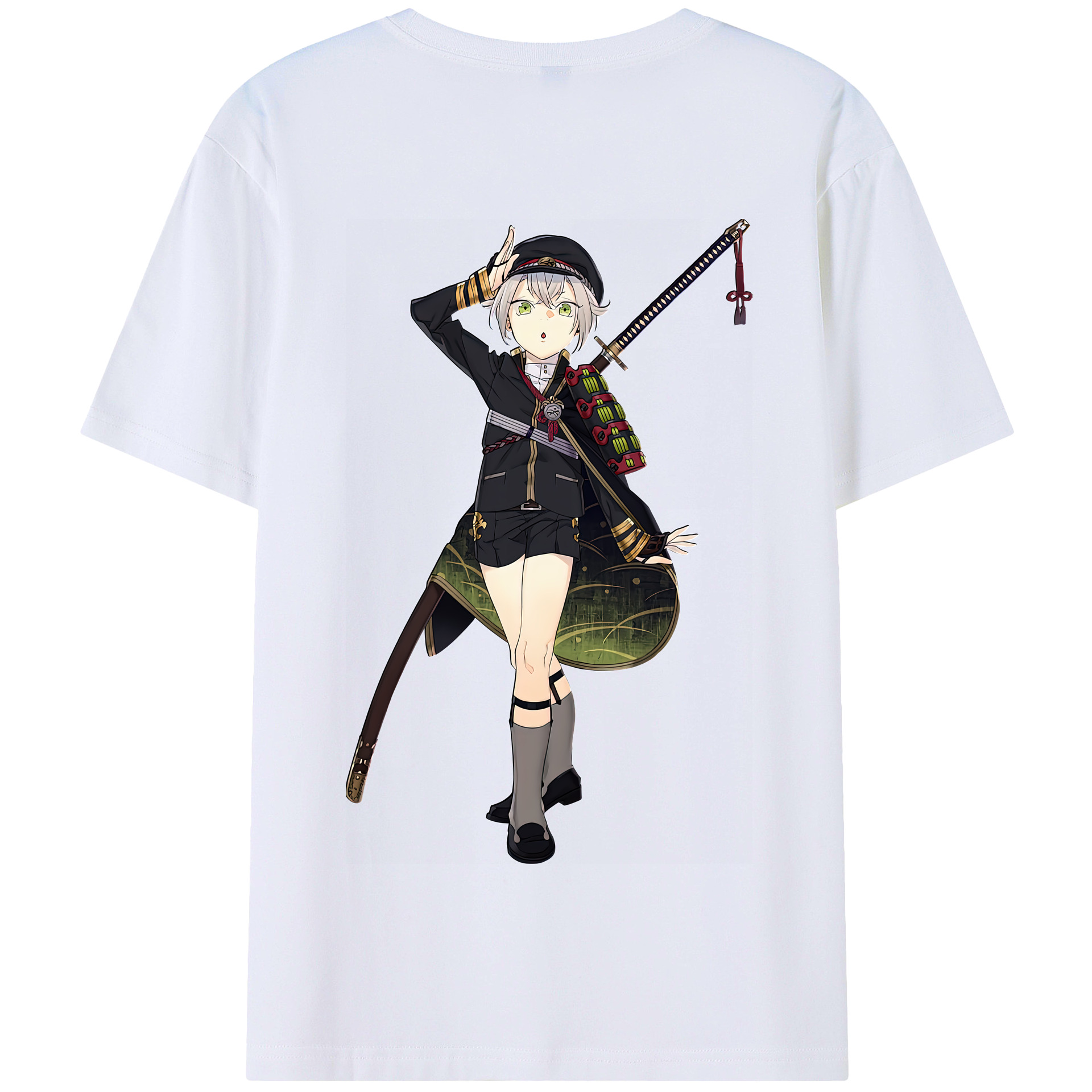 （画像用） 刀剣乱舞 Touken Ranbu 綿100％半袖Tシャツ（背面プリント）
